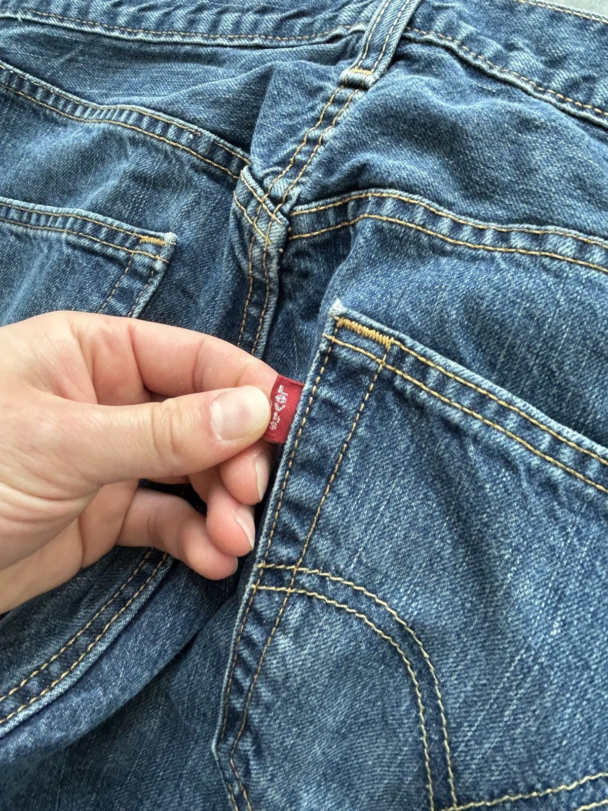 Levi's Vintage Y2K Levis 501xx Denim Jeans 34x30 Dark Wash Size US 34 / EU 50 - 10 Thumbnail