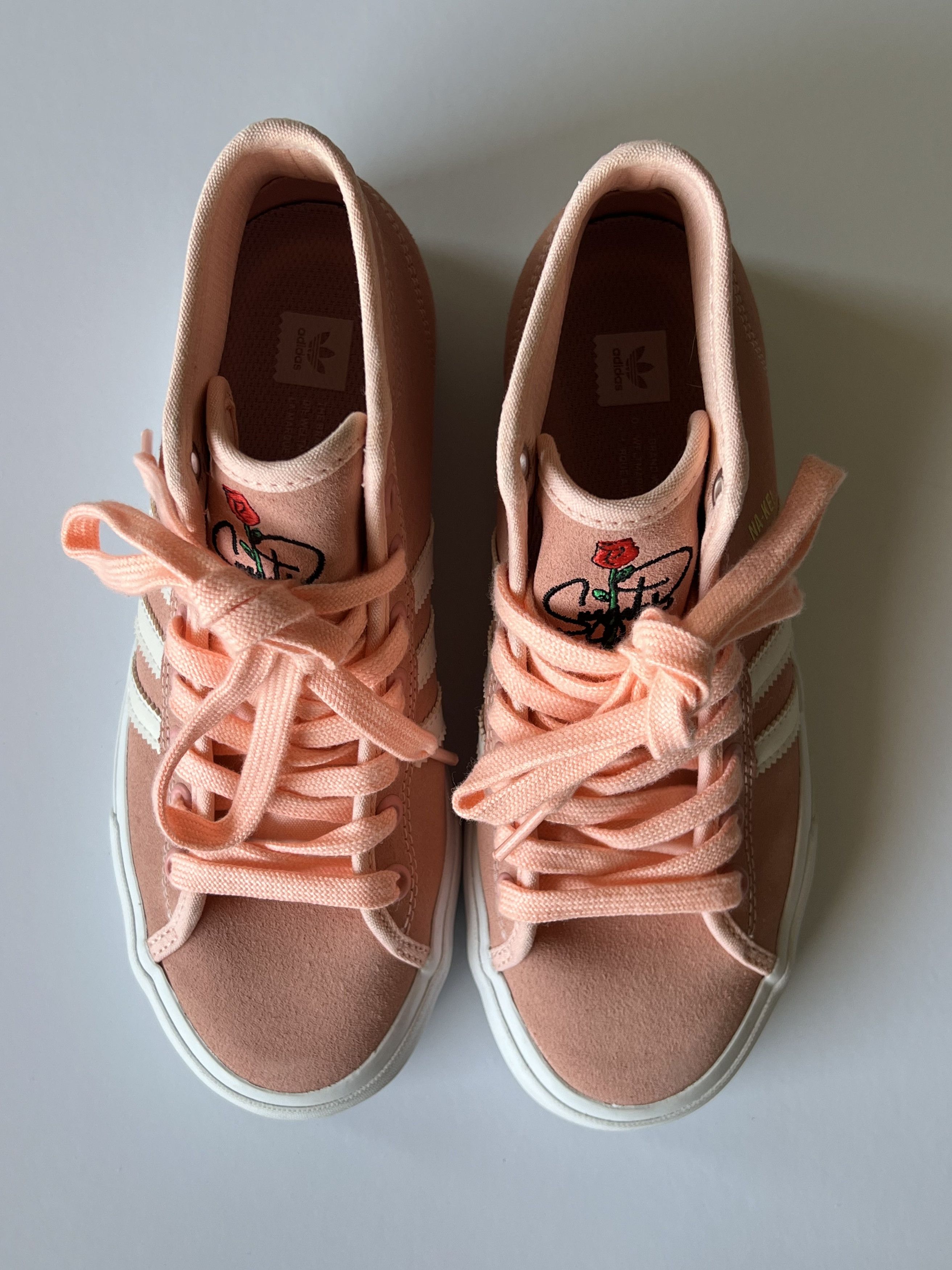 Adidas Adidas x Nakel Smith Pink High Top Sneakers Size US 5 / EU 37 - 5 Thumbnail