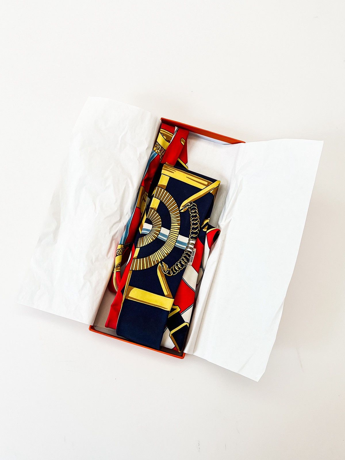 Hermes Vintage Hermes Paris Men's Necktie Equestrian Horsebit Tie Size ONE SIZE - 5 Thumbnail