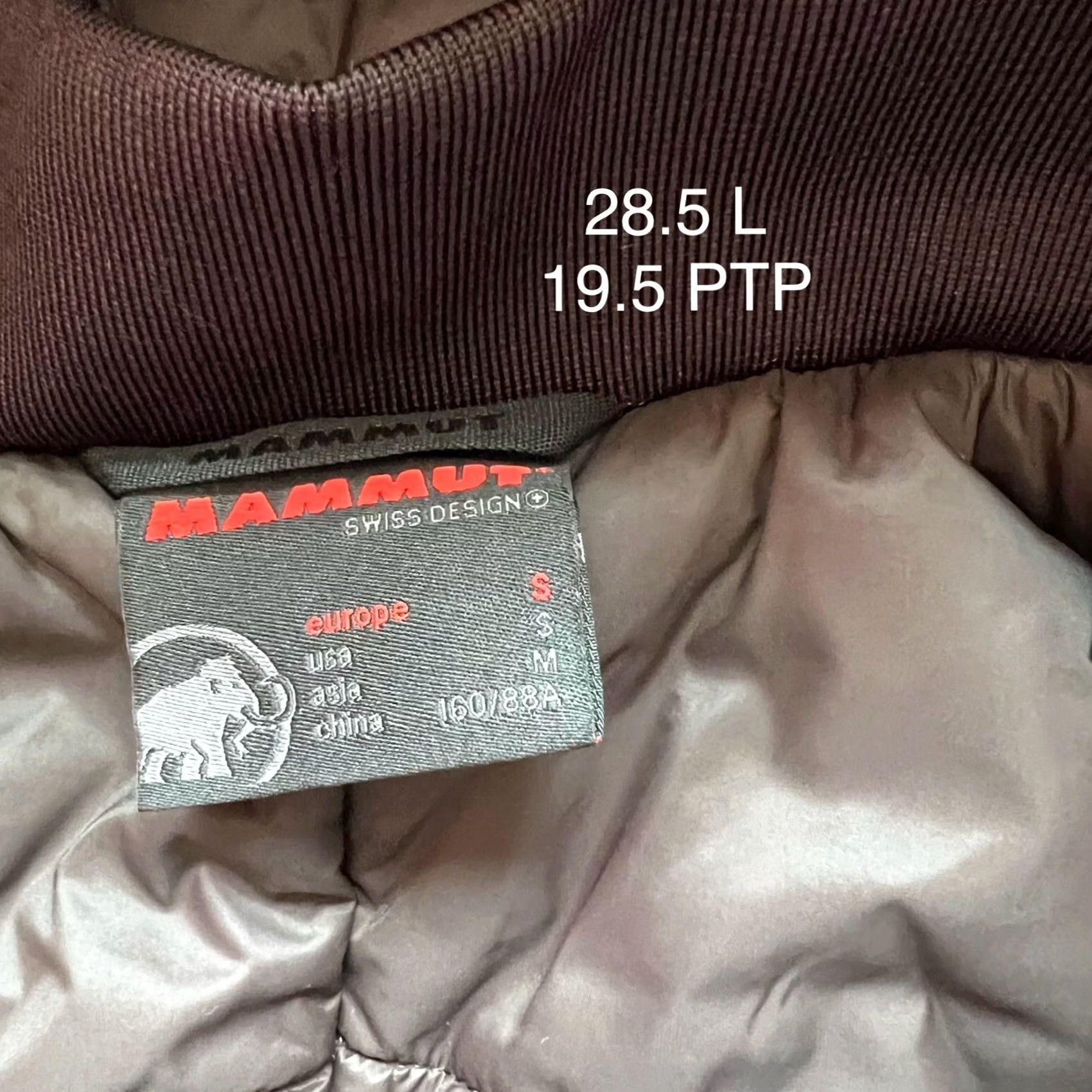 Mammut Mammut Chamuera Jacket Women's S Brown Full Zip Insulated Parka Down Size S / US 4 / IT 40 - 7 Thumbnail