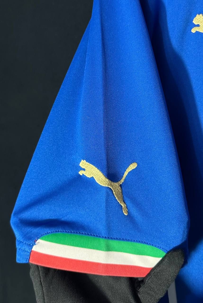 Puma Italy 2014 - 2015 Home Puma football jersey shirt soccer Size US M / EU 48-50 / 2 - 2 Thumbnail