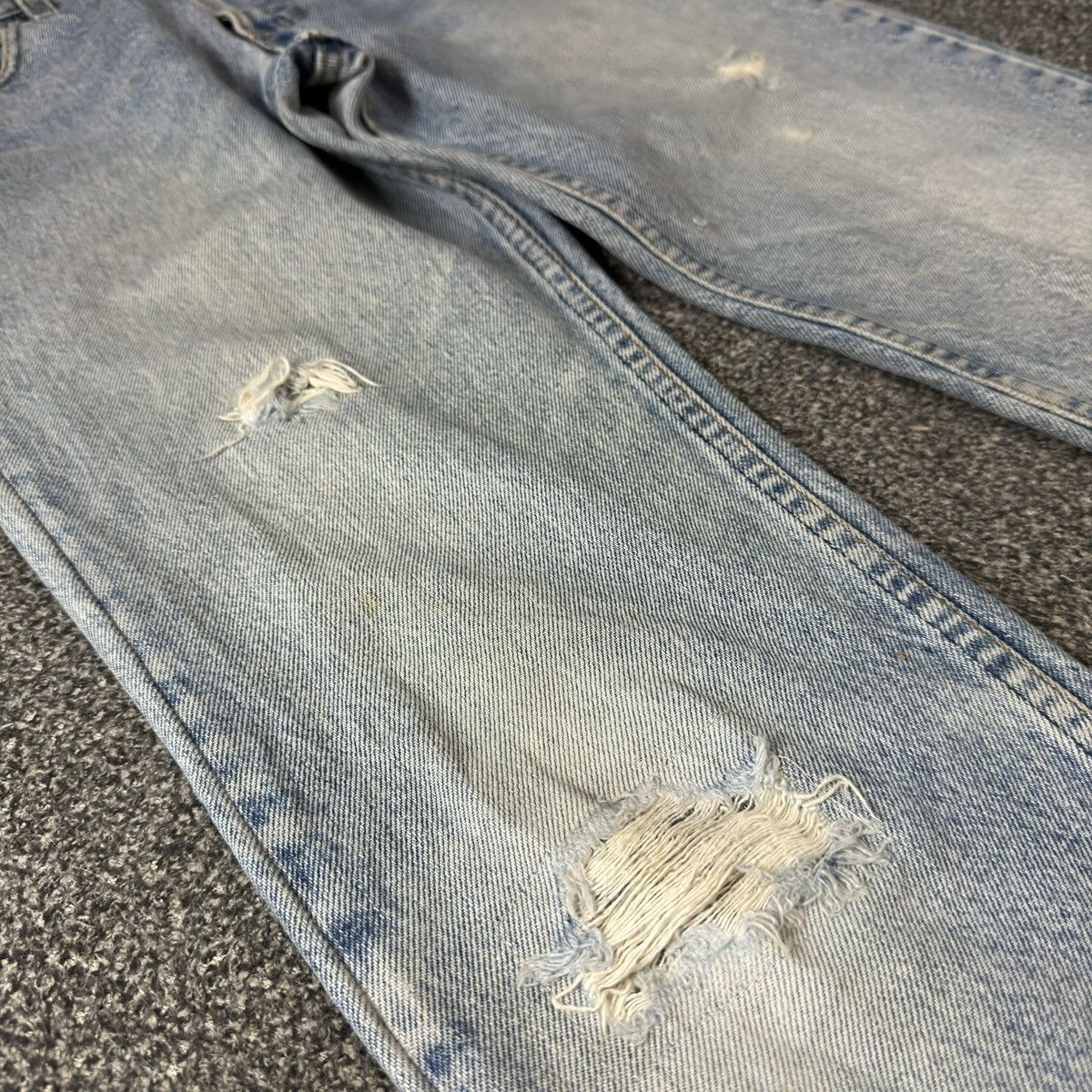 Levi's Vintage 90s Levis 505 Acid Washed Denim Made in Usa W27 Size US 27 - 6 Thumbnail