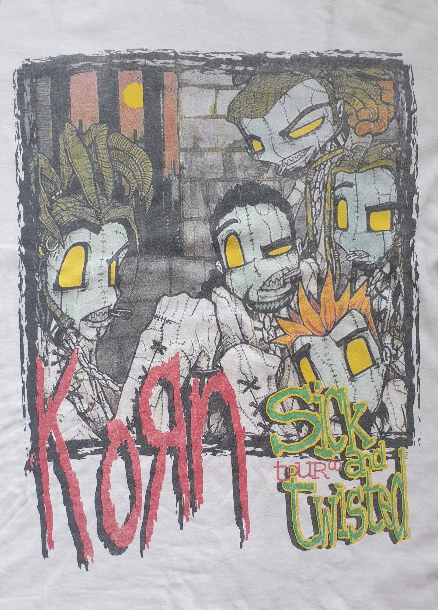 Fruit Of The Loom × Vintage KORN - Sick & Twisted Tour '00 Size US L / EU 52-54 / 3 - 9 Thumbnail