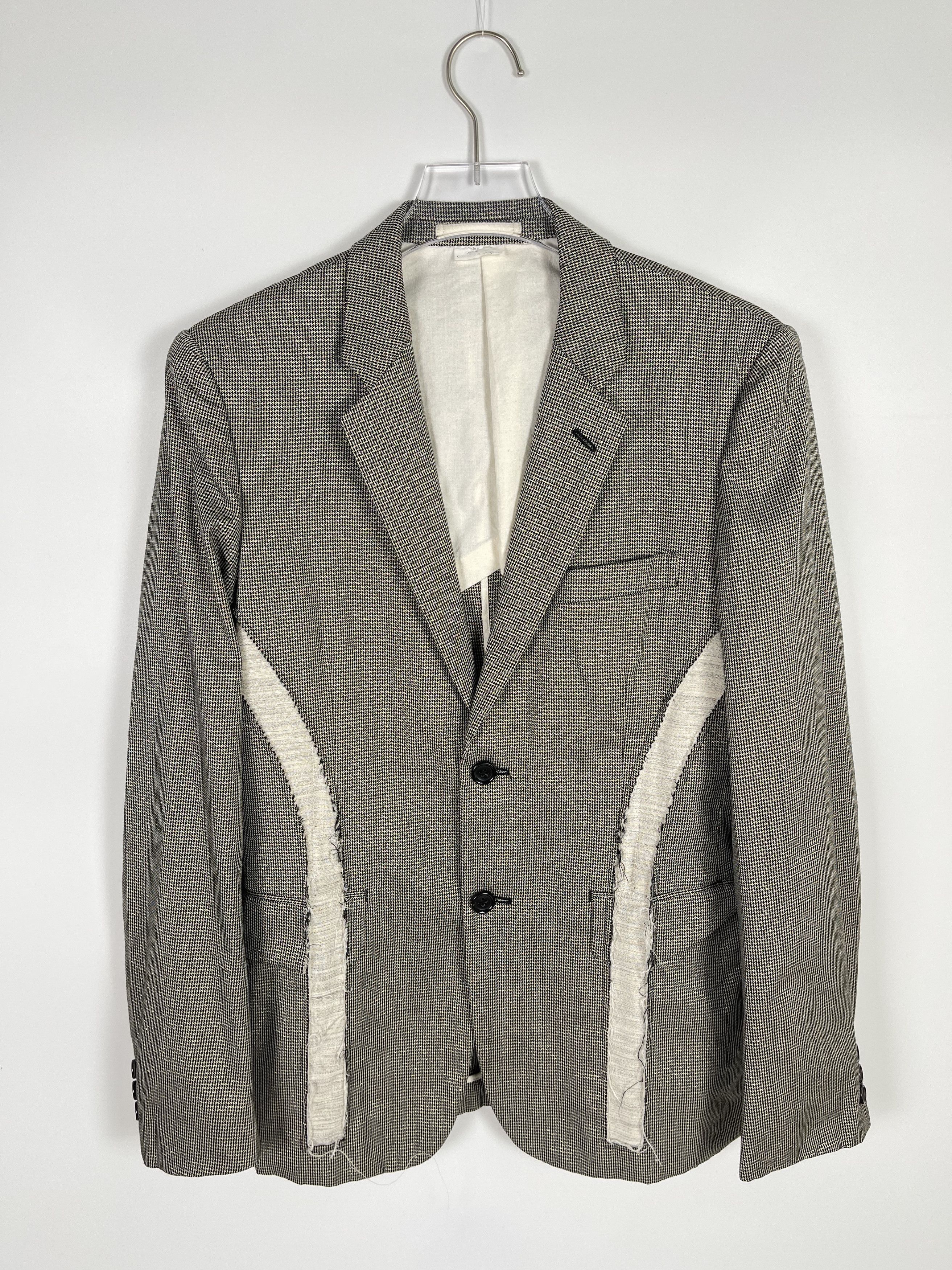 Comme des Garcons × Comme des Garcons Homme Plus Comme des Garcons Homme Plus SS07 Side-cut Gold-weave Blazer Size US S / EU 44-46 / 1 - 2 Thumbnail