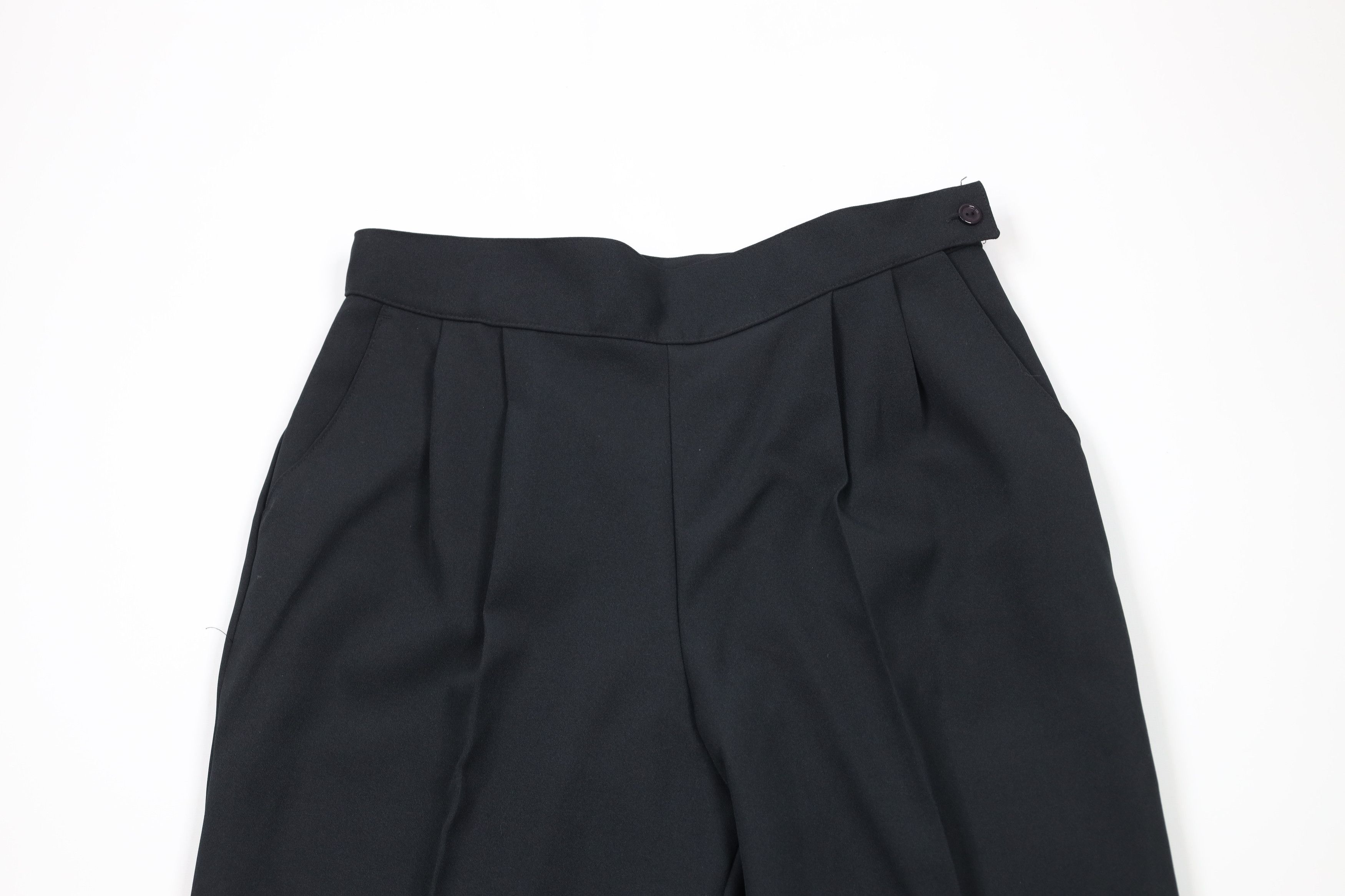 Vintage Vintage 80s Mid Mod Hollywood Regency Pleated Knit Pants USA Size 38" / US 16 / IT 52 - 2 Thumbnail