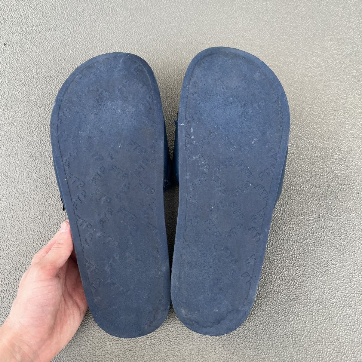 Fuck The Population 2017 Fuck The Population Navy Blue Slides Size 8 Size US 8 / EU 41 - 6 Thumbnail