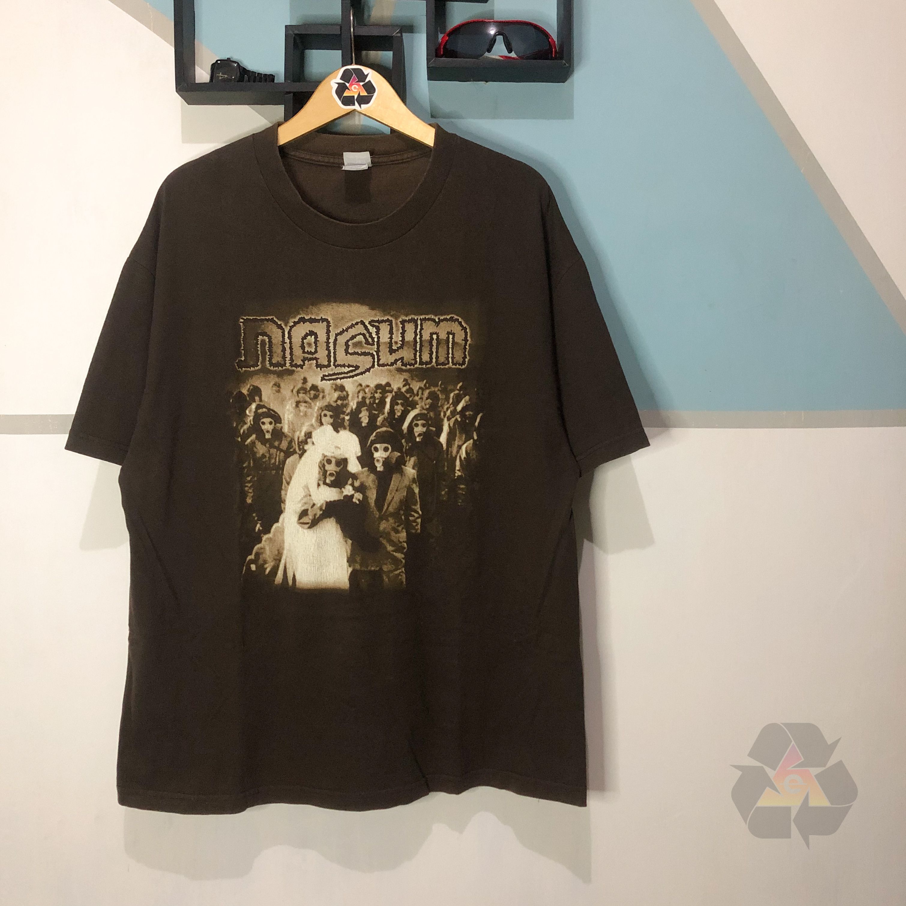Band Tees RARE Nasum Inhale Exhale Vintage T-Shirt Y2K Size US XL / EU 56 / 4 - 1 Thumbnail