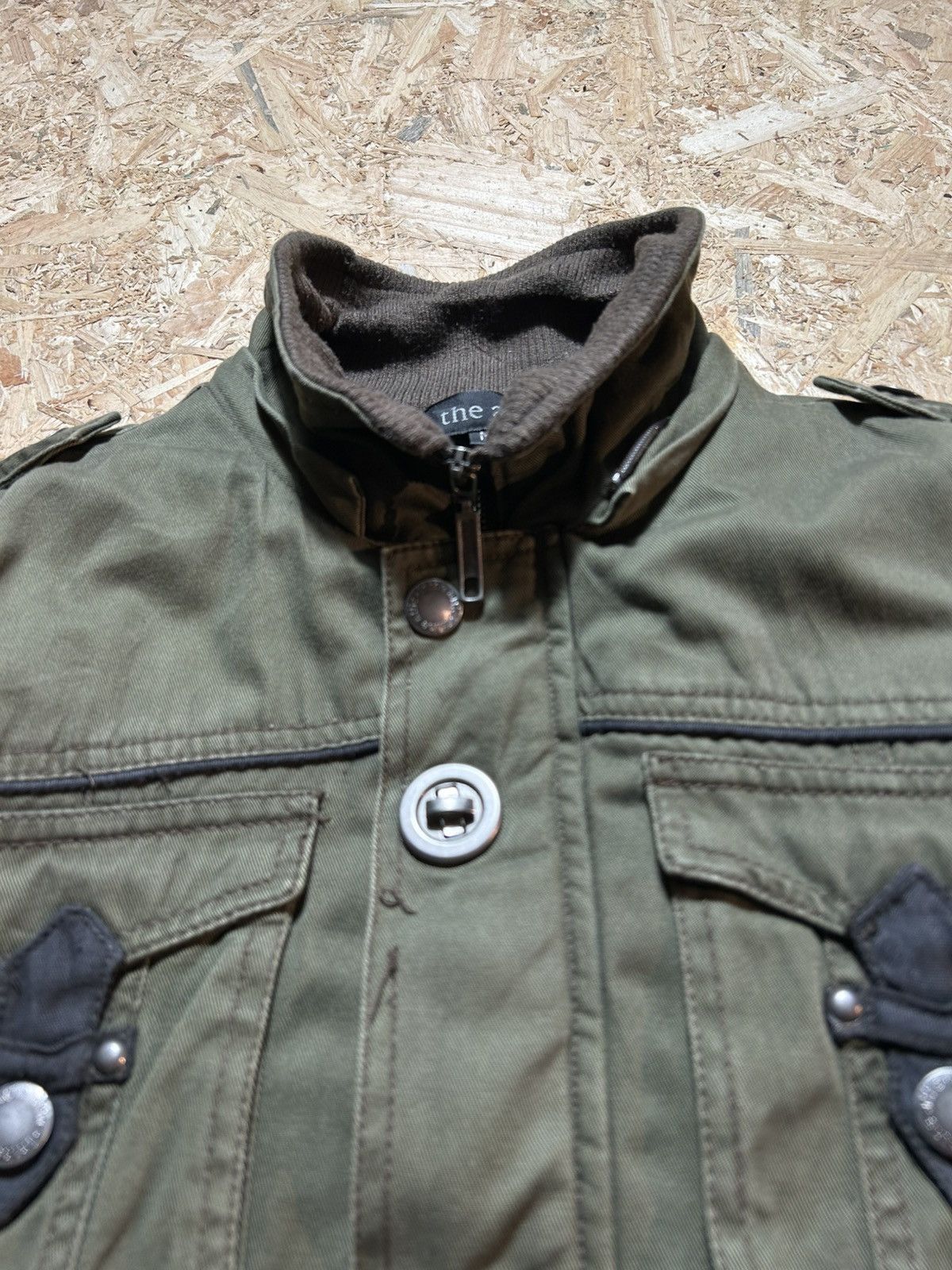 In The Attic In The Attic Olive Green Military Style Jacket Size US M / EU 48-50 / 2 - 3 Thumbnail