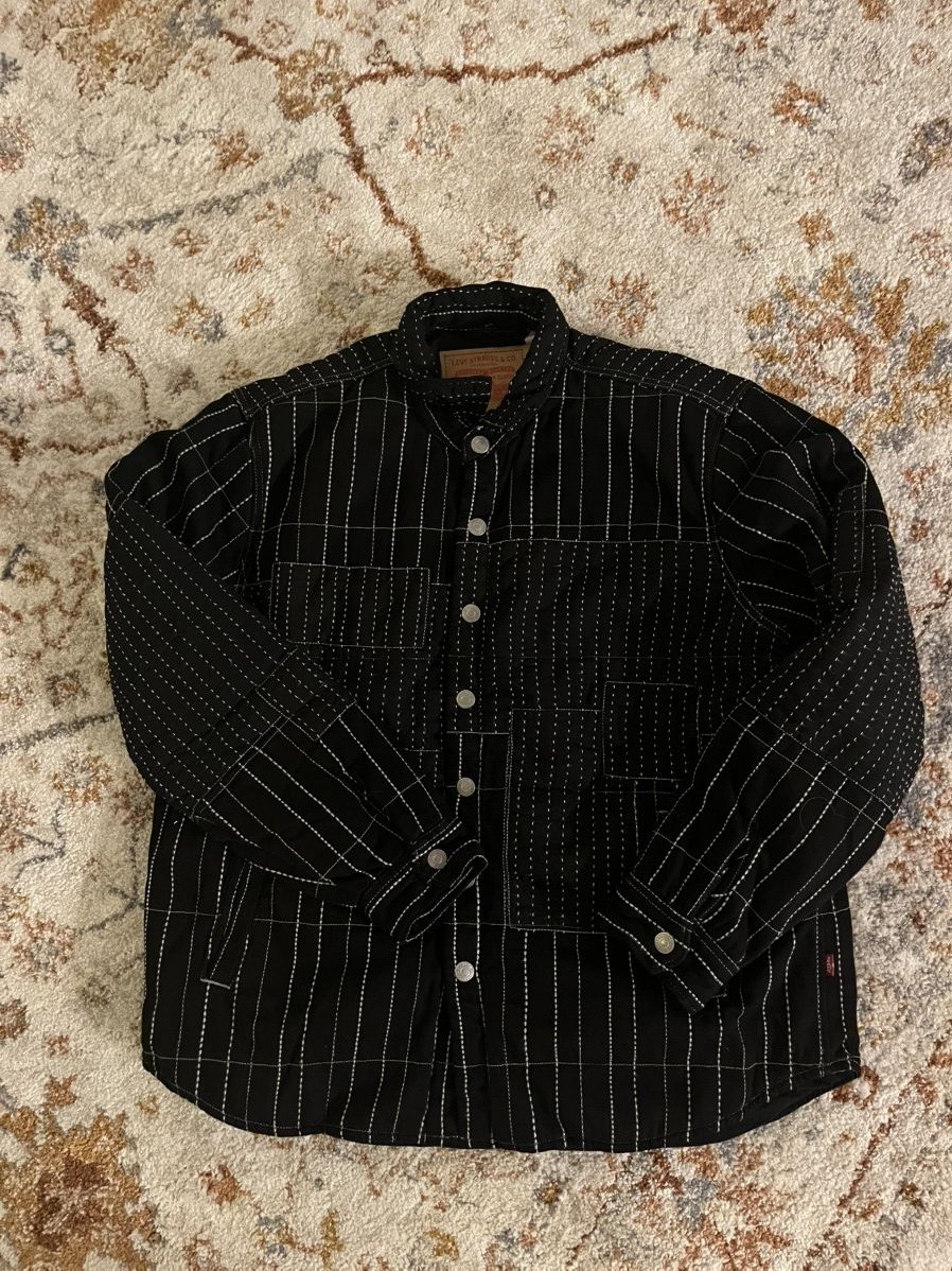 DENIM TEARS STUSSY X DENIM TEARS SUITS CARDIGAN | Grailed