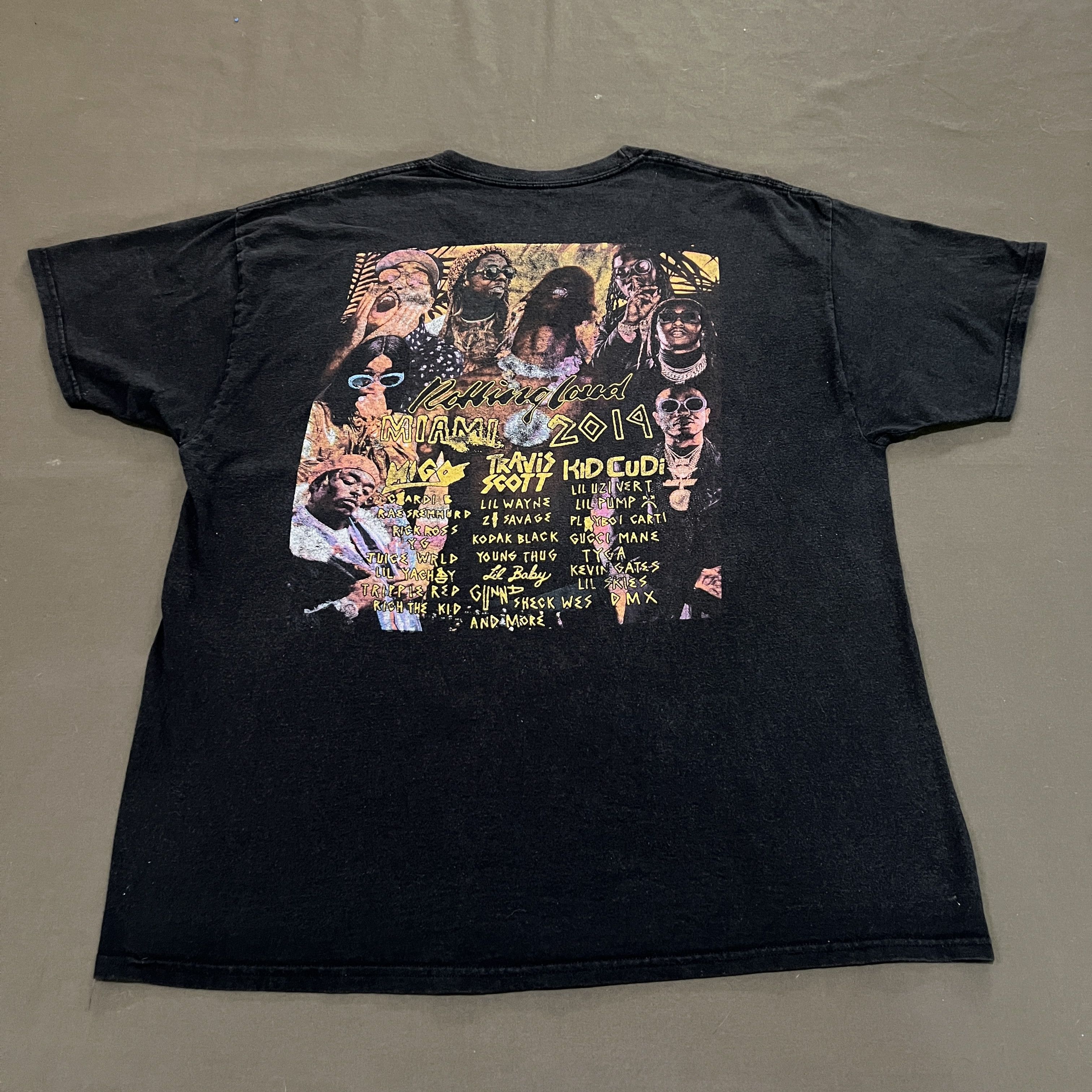 Playboi Carti Rolling Loud 2019 Promo Tour Tee XL Faded Hiphop Rapper Size US XL / EU 56 / 4 - 3 Thumbnail