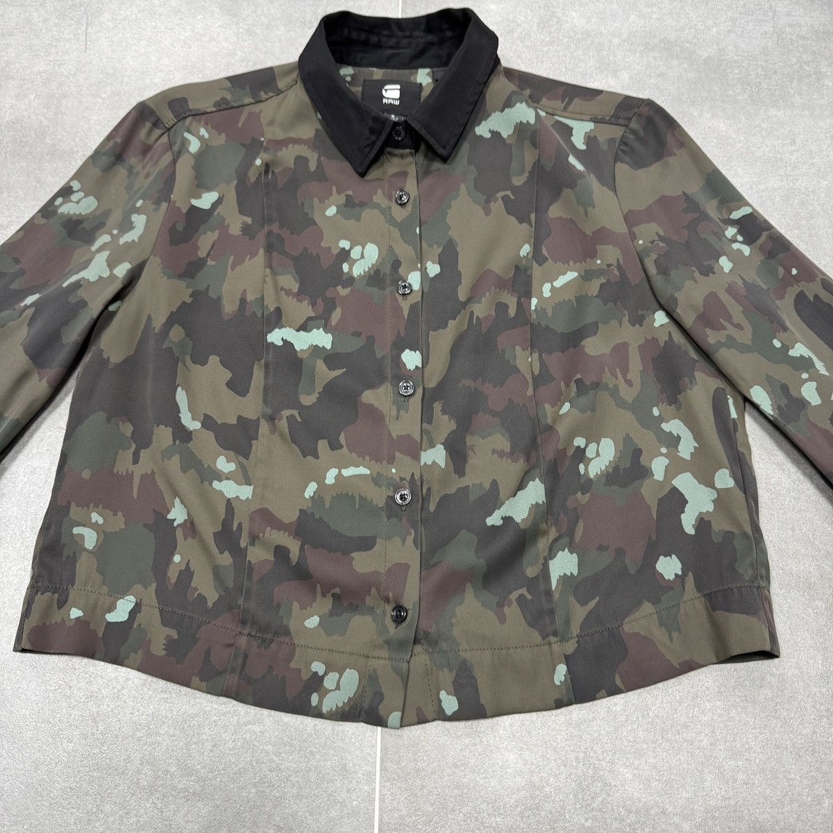 G-Star G-Star RAW Vodan CRP Women Camo Long Sleeve Button Shirt Size S / US 4 / IT 40 - 5 Thumbnail
