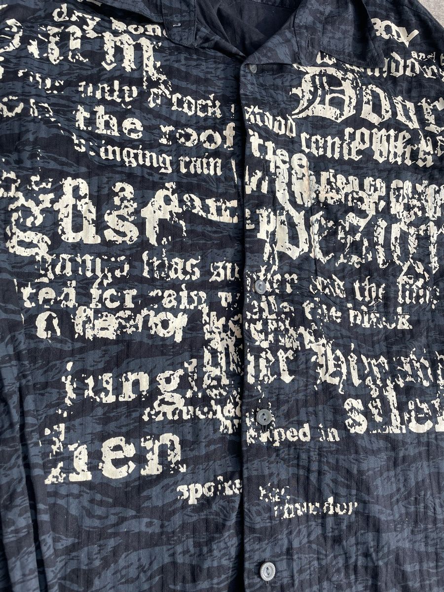 If Six Was Nine 2000s Japanese archive Vkei Poem Grunge Button-up Shirts Size US S / EU 44-46 / 1 - 7 Thumbnail