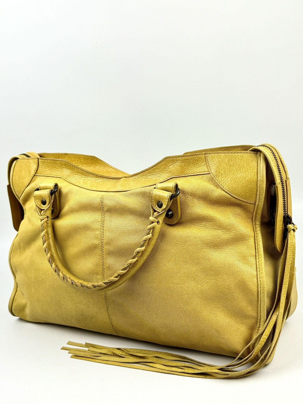 Balenciaga Balenciaga - Ghesquière - 2000’s - Lemon - Peforated - City Size ONE SIZE - 13 Thumbnail