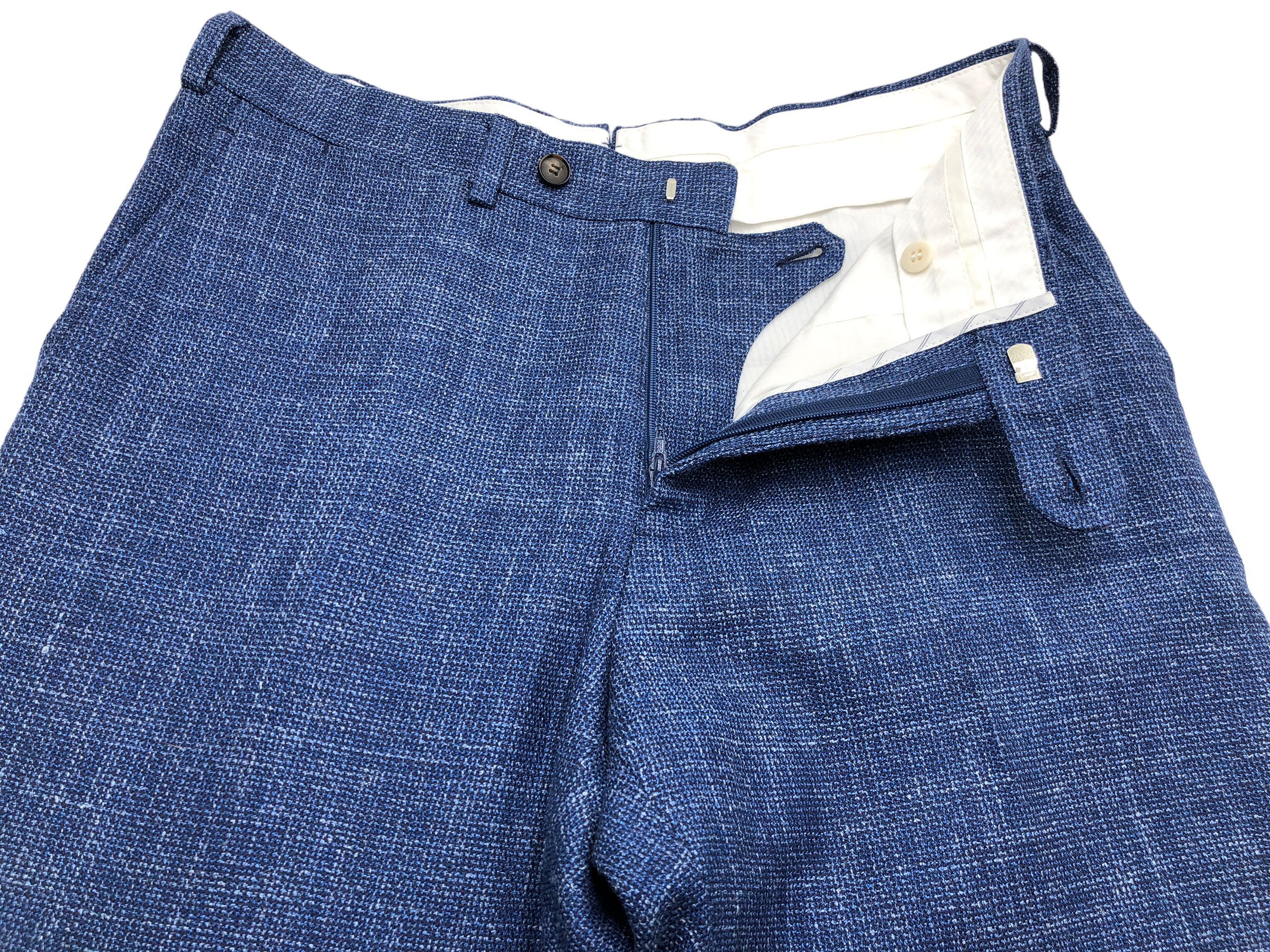 Suitsupply Brescia Wool Silk Linen Formal Trousers Size 23 - W30 L31 Size 36S - 5 Thumbnail