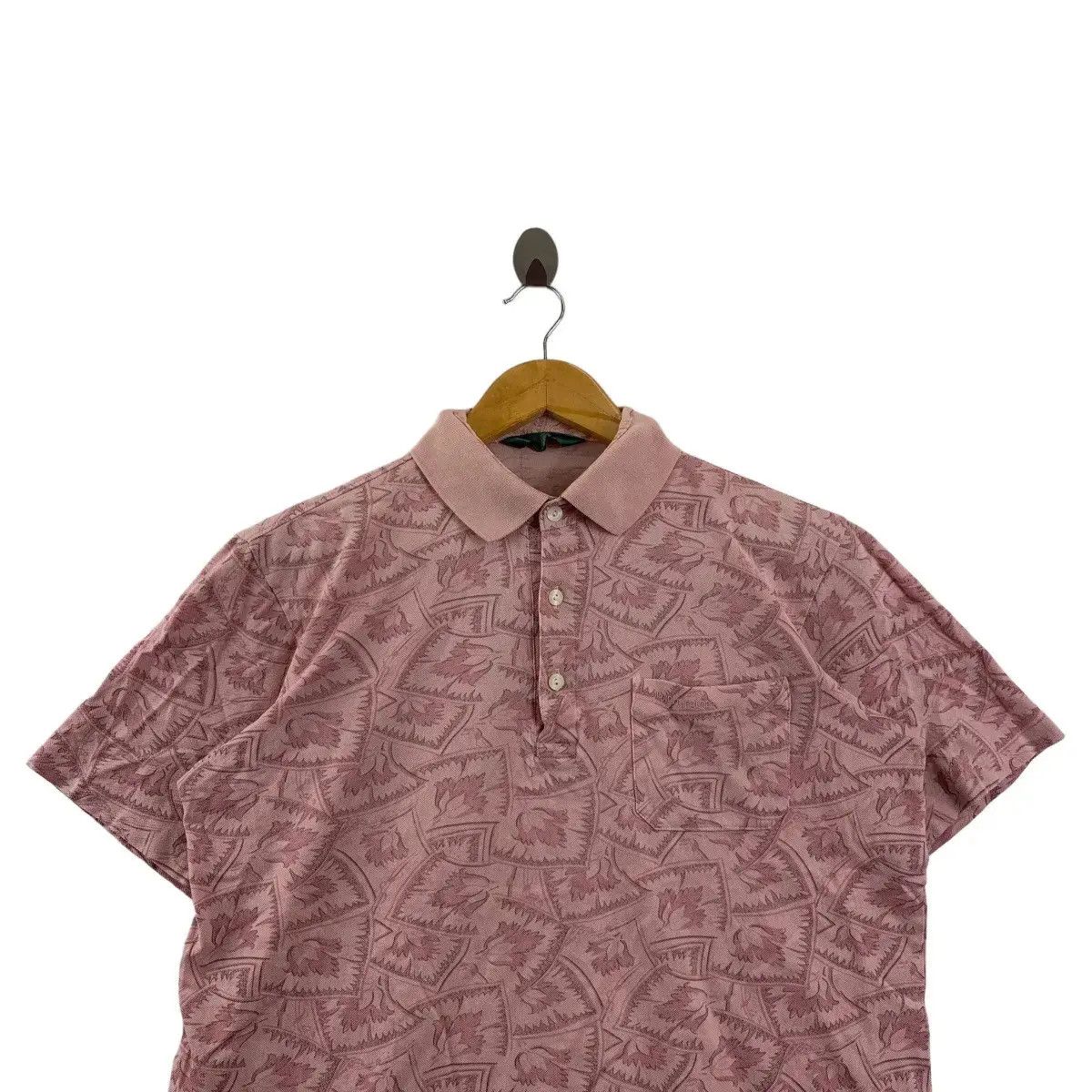 Vintage Vintage ARNOLD PALMER AOP Golf Floral Polo Tee Shirt Size L / US 10 / IT 46 - 3 Thumbnail