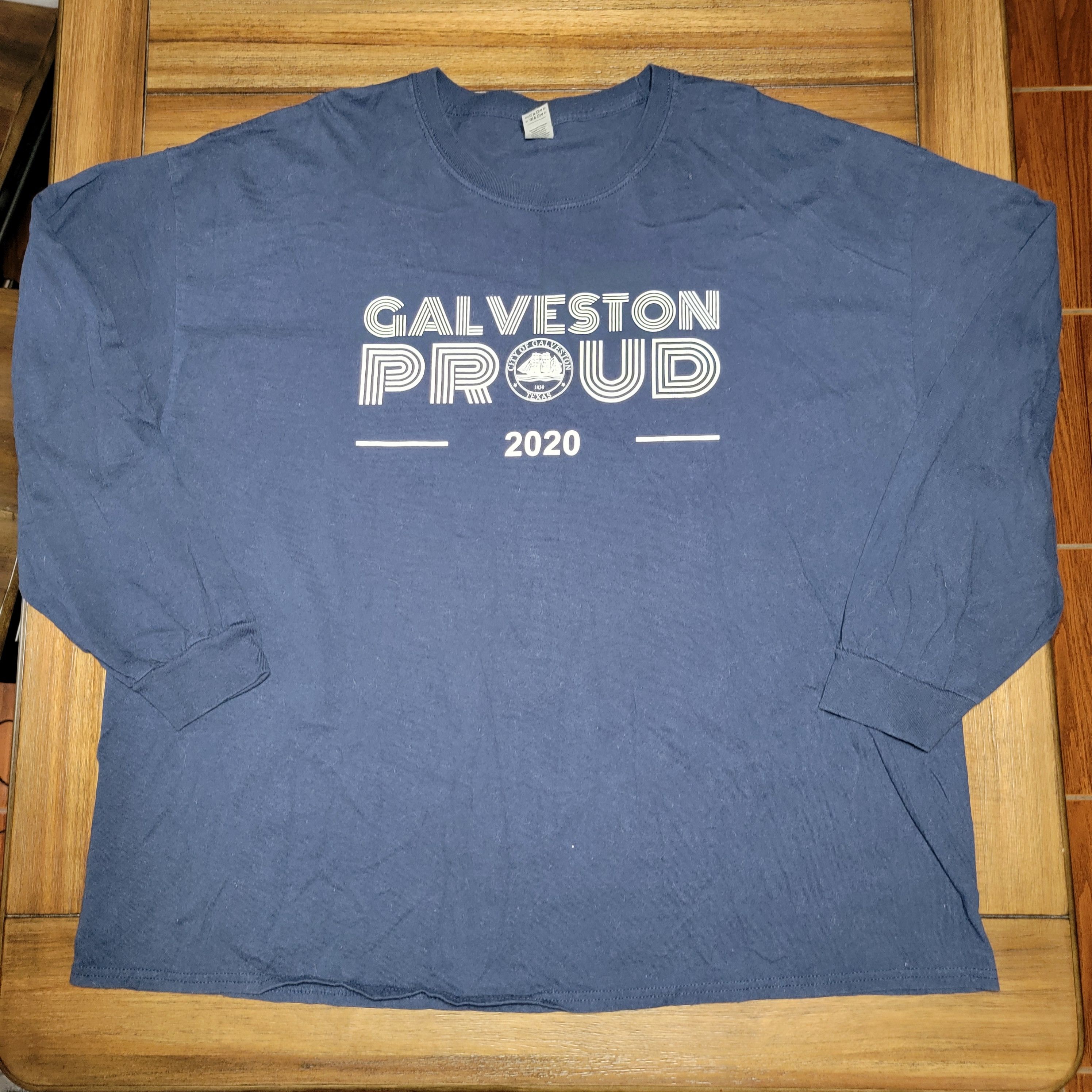 Gildan Gildan LS Unisex Tee "Proud City Of Galveston 2020" - 3XL Size US XXL / EU 58 / 5 - 1 Thumbnail