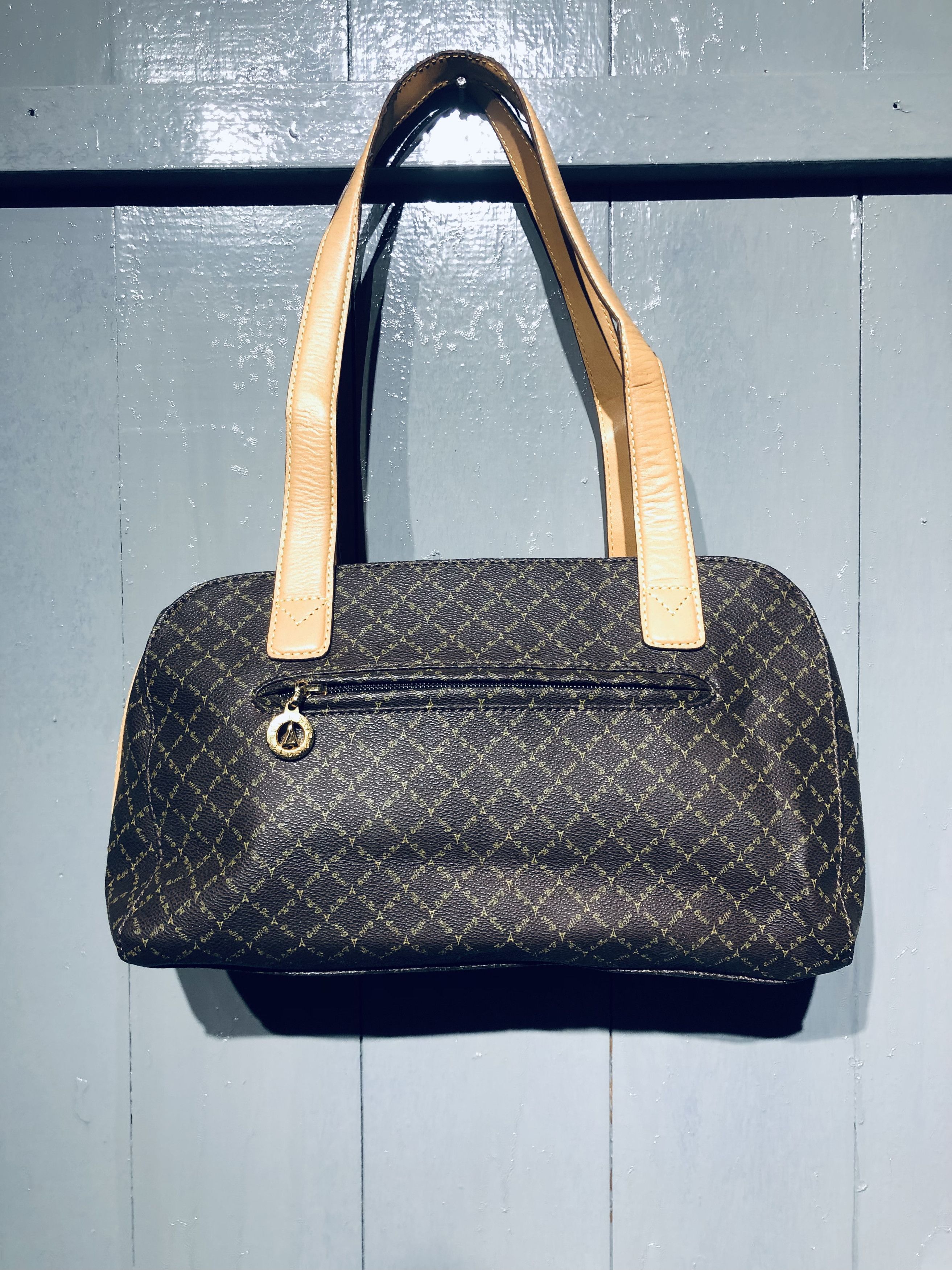Leather Authentic LaTour Eiffel 1887 Brown Leather Handbag|Purse Size ONE SIZE - 6 Thumbnail