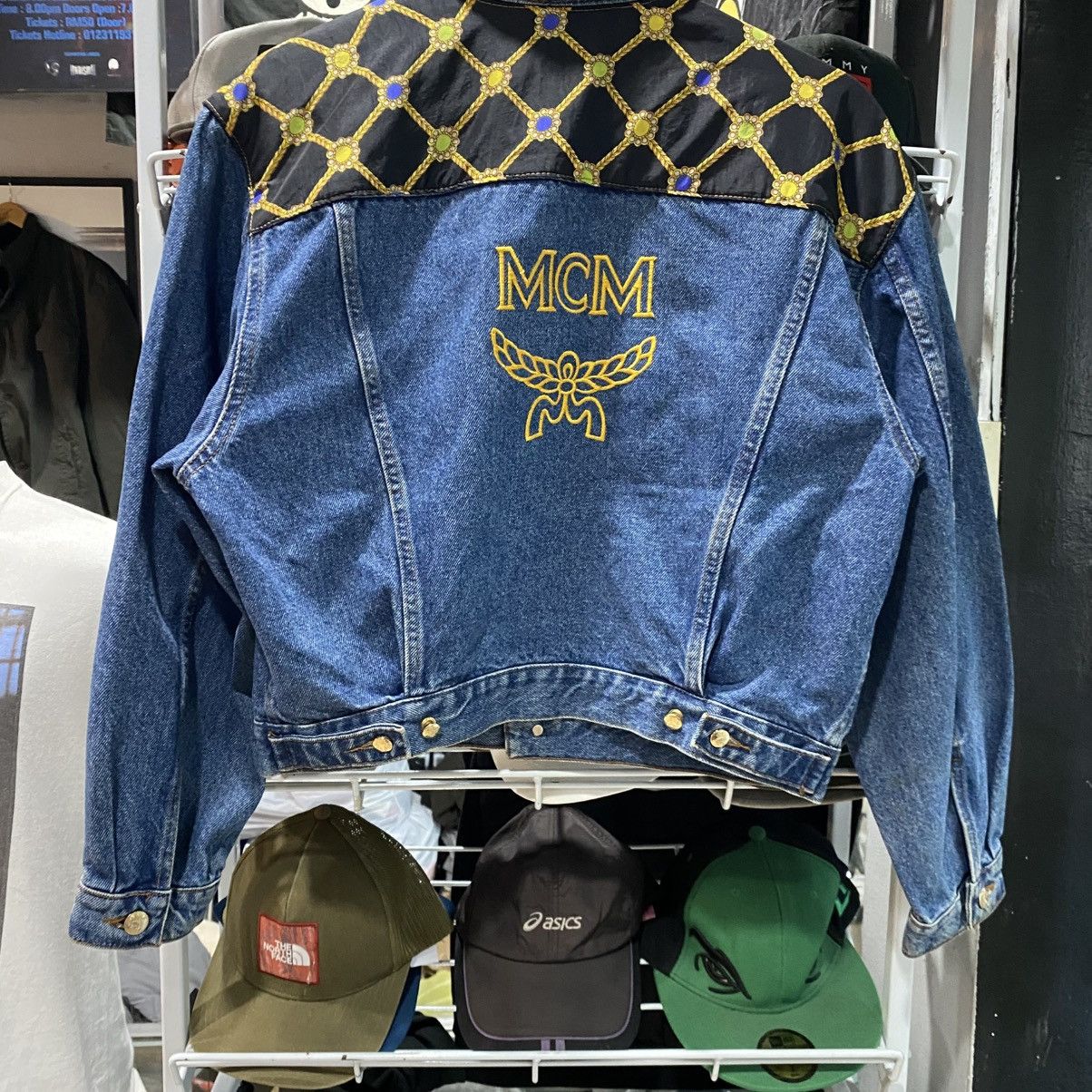 MCM × Vintage Vtg 90’s MCM denim jacket Size US S / EU 44-46 / 1 - 4 Thumbnail