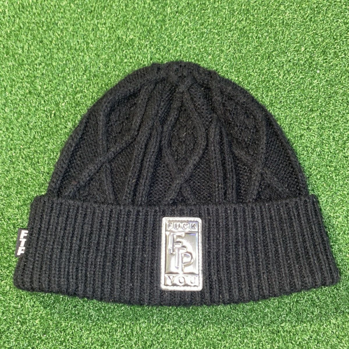 24時間以内発送 完売品 希少 黒 21ss FTP Beanie Ftp Beanie Black | Grailed