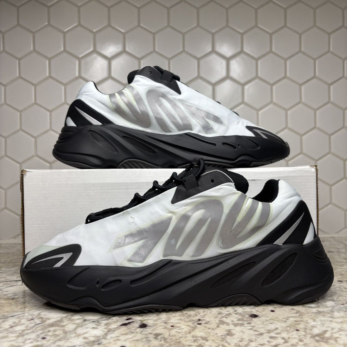 Adidas × Kanye West Size 11 - Adidas Yeezy Boost 700 MNVN Blue Tint WORN W/Box Size US 11 / EU 44 - 1 Thumbnail