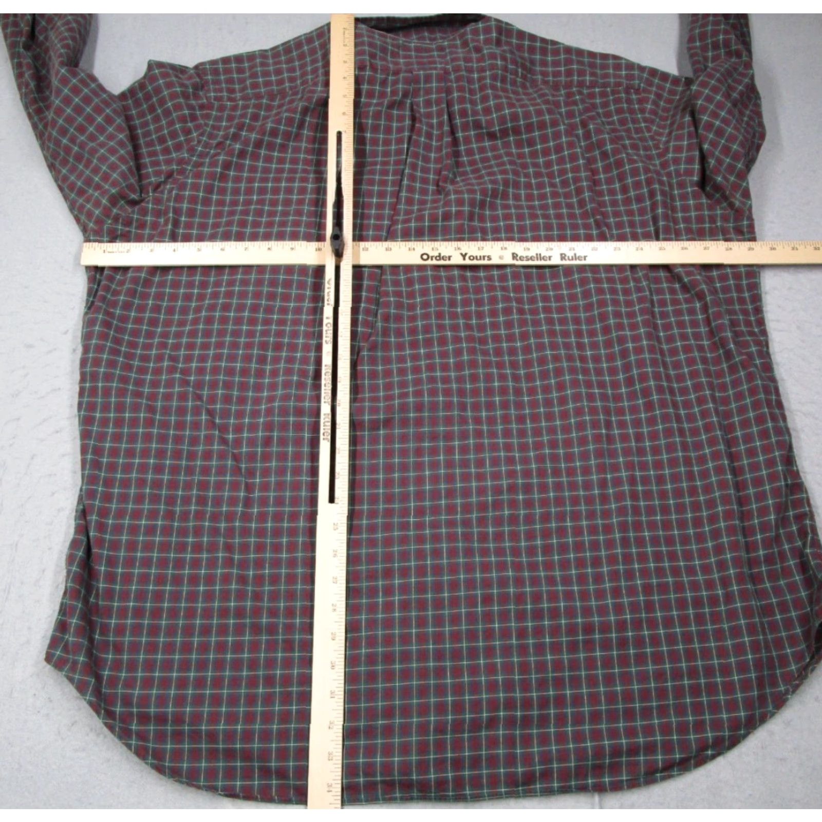 Polo Ralph Lauren VINTAGE Polo Ralph Lauren Shirt 2XL Tall Red Check Button-Up with Dual Flap Pockets Mens Long Sleeve Size US XXL / EU 58 / 5 - 4 Thumbnail