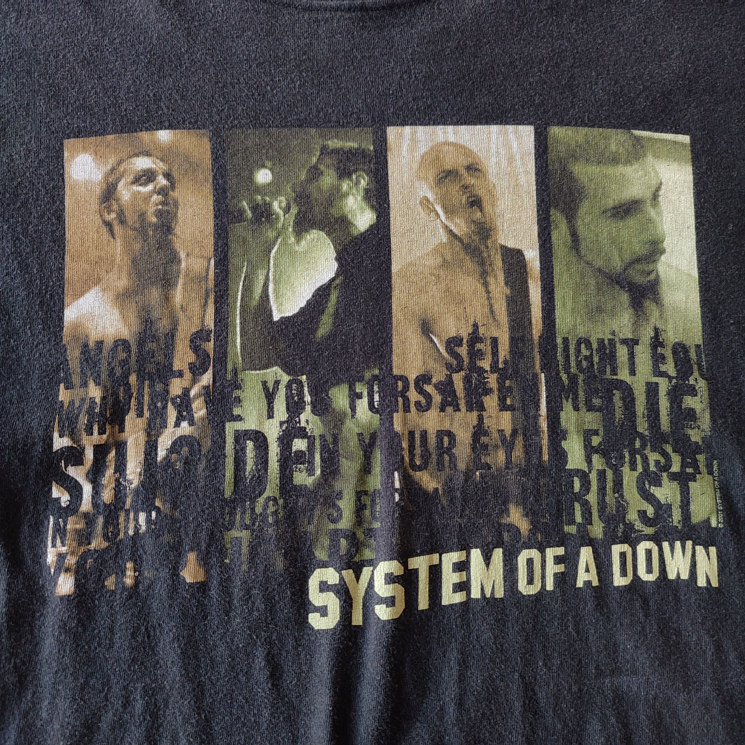 Band Tees × Vintage Vintage 2001 System Of A Down T-Shirt Size US L / EU 52-54 / 3 - 3 Thumbnail
