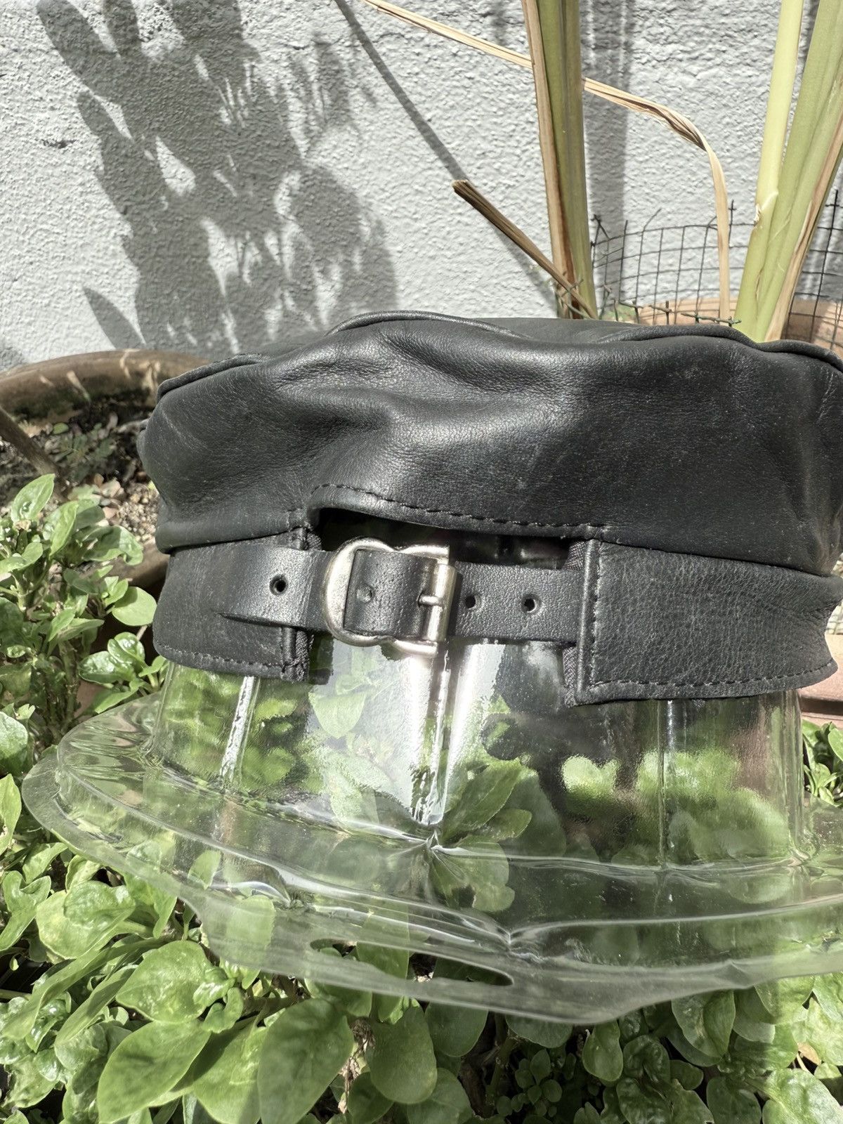 Leather BLACK LEATHER HAT NEWSBOY Size ONE SIZE - 7 Thumbnail