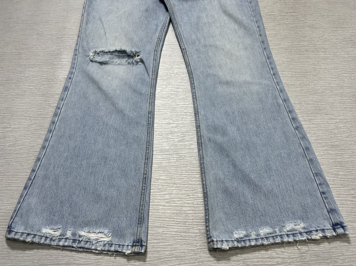 ERL ERL - Distressed Flared Denim Jeans Size US 34 / EU 50 - 6 Thumbnail