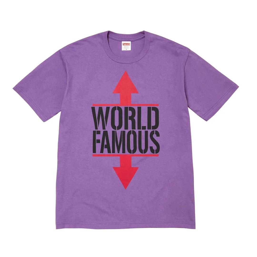 Supreme Supreme World Famous tee | Grailed