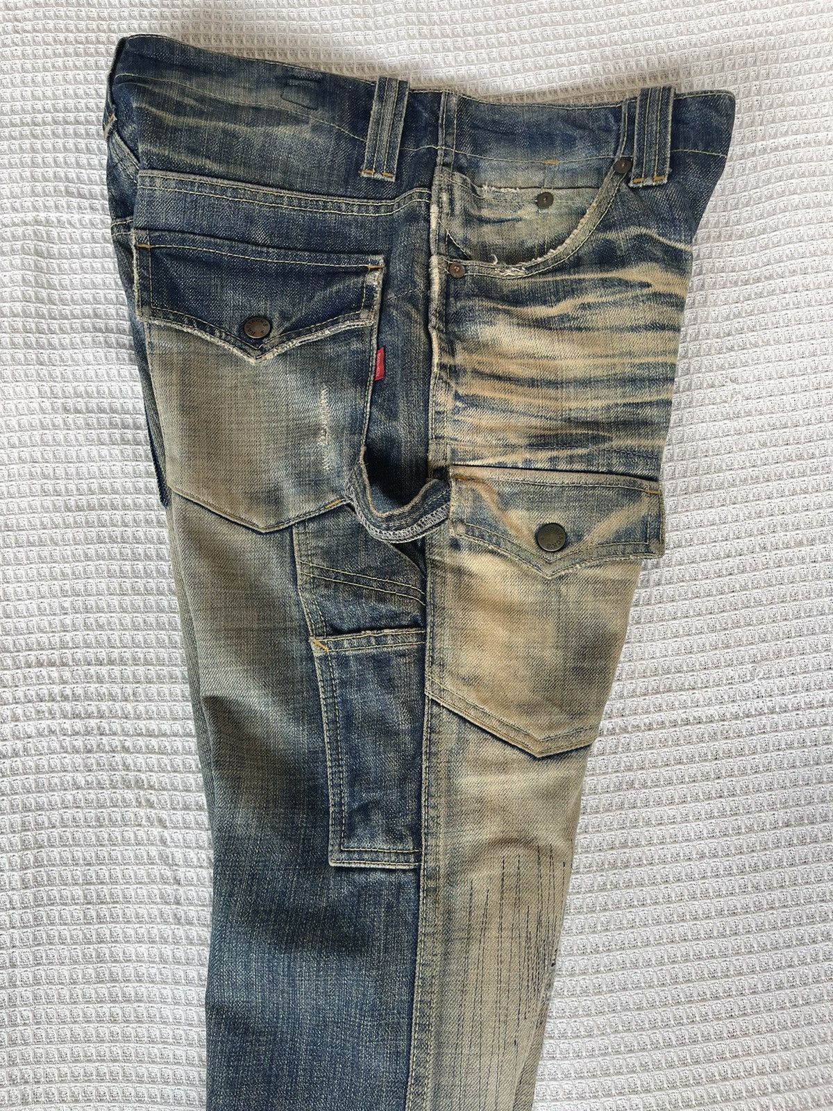 Hysteric Glamour Vintage 90s🔥BARTACK x QUADRO🔥Distressed Carpenter Denim Size US 30 / EU 46 - 5 Thumbnail