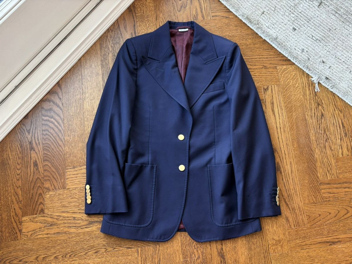 Designer × Gucci Gucci Store Employee Jacket Gucci Blazer Lapel Wool Mohair Size M / US 6-8 / IT 42-44 - 12 Thumbnail