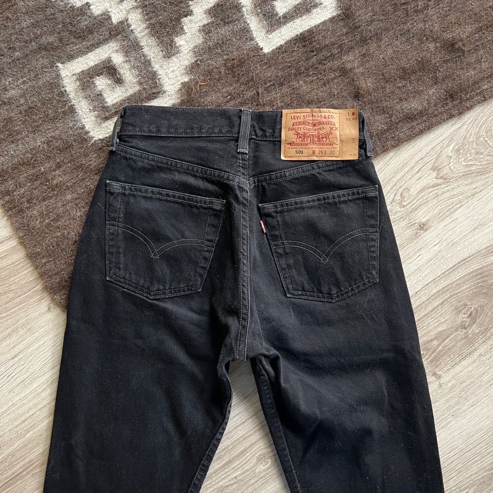 Levi's Levi’s 501 Vintage USA Made Straight Fit Denim Jeans 9644AC Size 25" / US 0 / IT 36 - 5 Thumbnail
