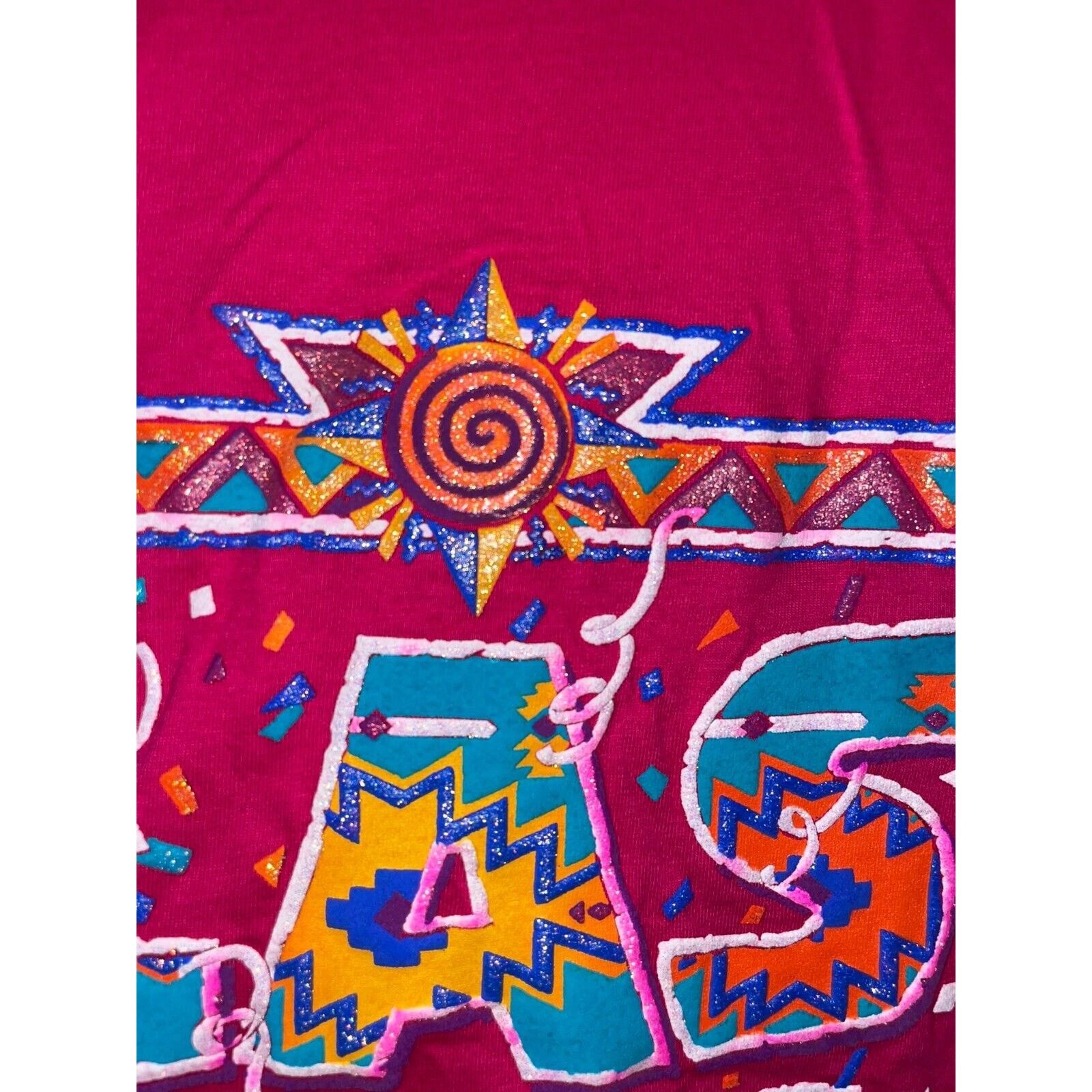 Jerzees Vintage 90s Las Vegas Shirt Southwest Pink Tee NV VTG 90s L Size US L / EU 52-54 / 3 - 5 Thumbnail