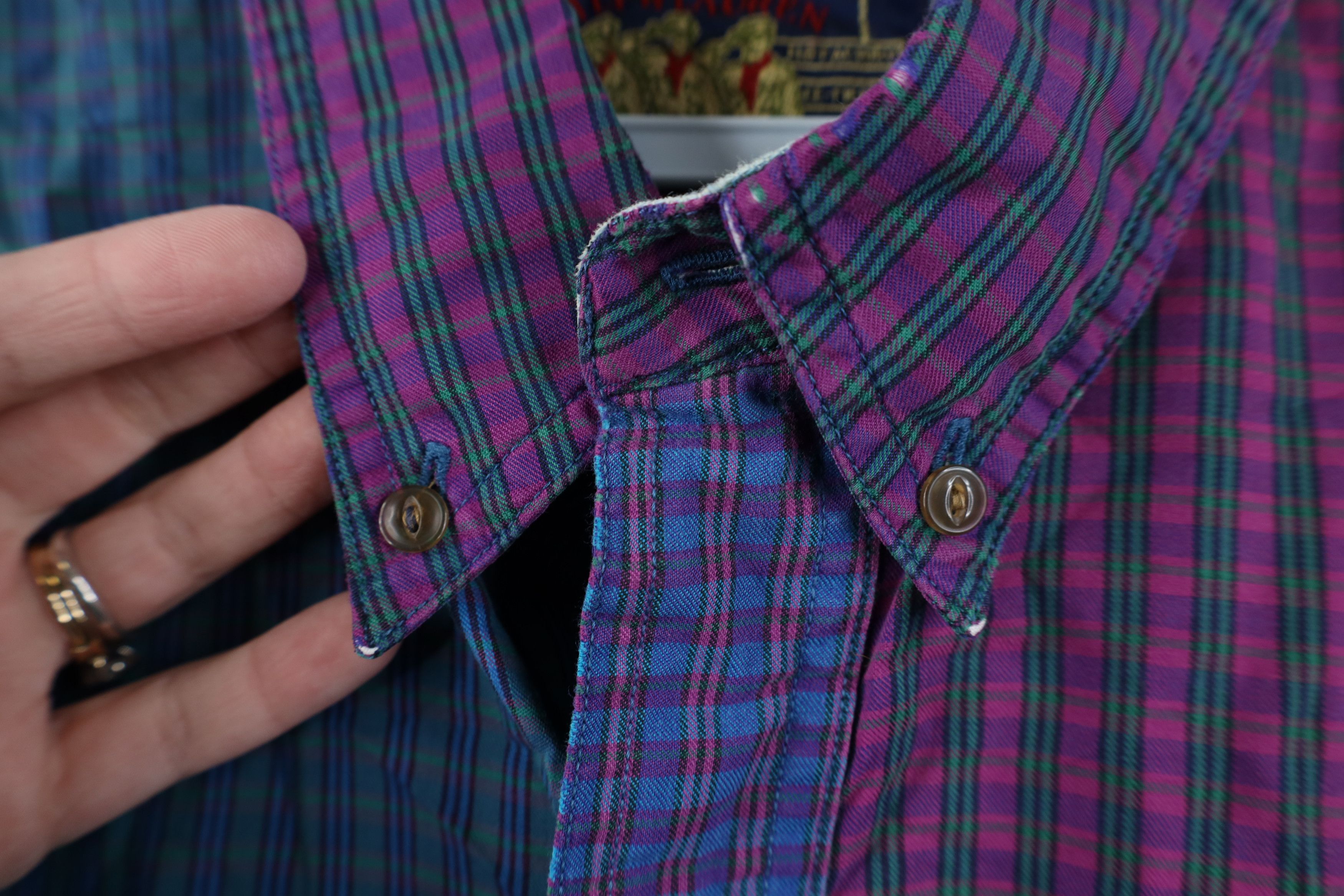 Polo Ralph Lauren Vintage 90s Chaps Ralph Lauren Boy Scout Tag Button Shirt Size US XL / EU 56 / 4 - 7 Thumbnail