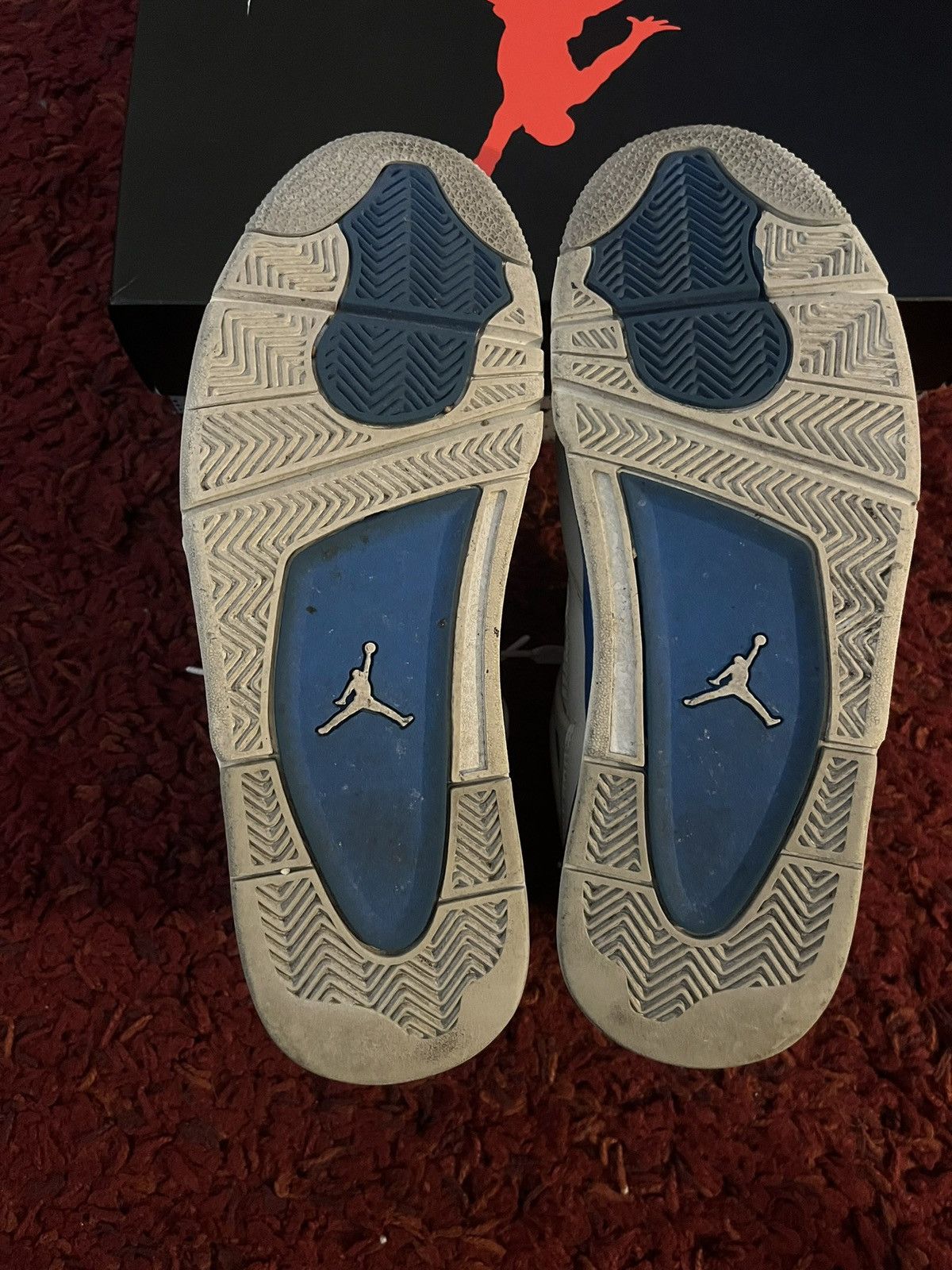 Jordan Brand Air Jordan 4 Military Blue 2012 Size 10M (READ DESCRIPTION) Size US 10 / EU 43 - 5 Thumbnail