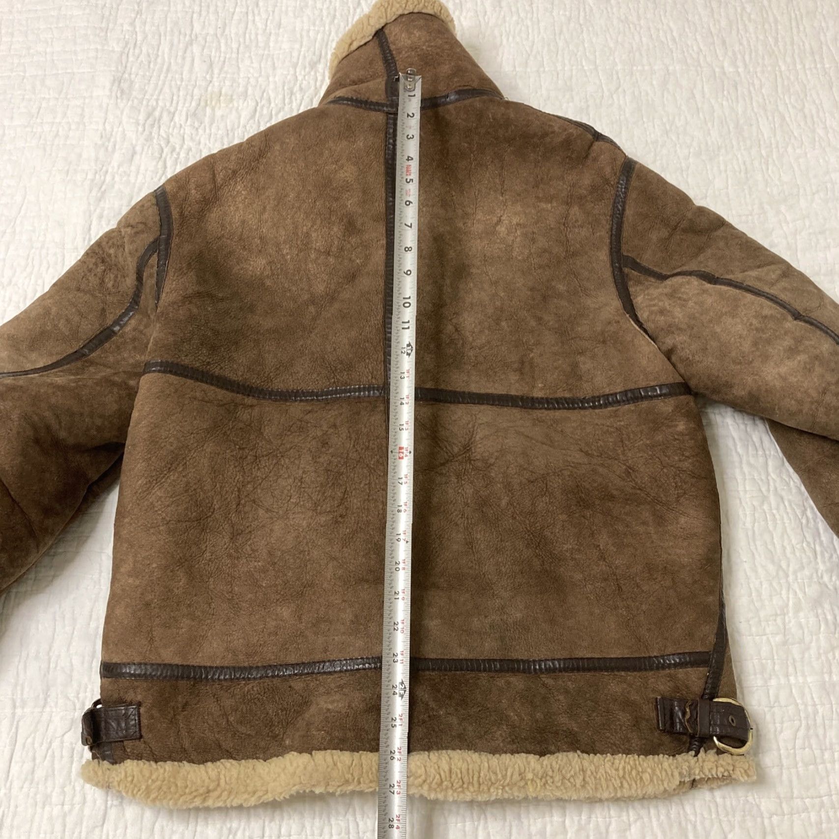Vintage VINTAGE Adriana Bomber Jacket Men Brown Leather Full Zip 40 USA Size US XXS / EU 40 - 7 Thumbnail