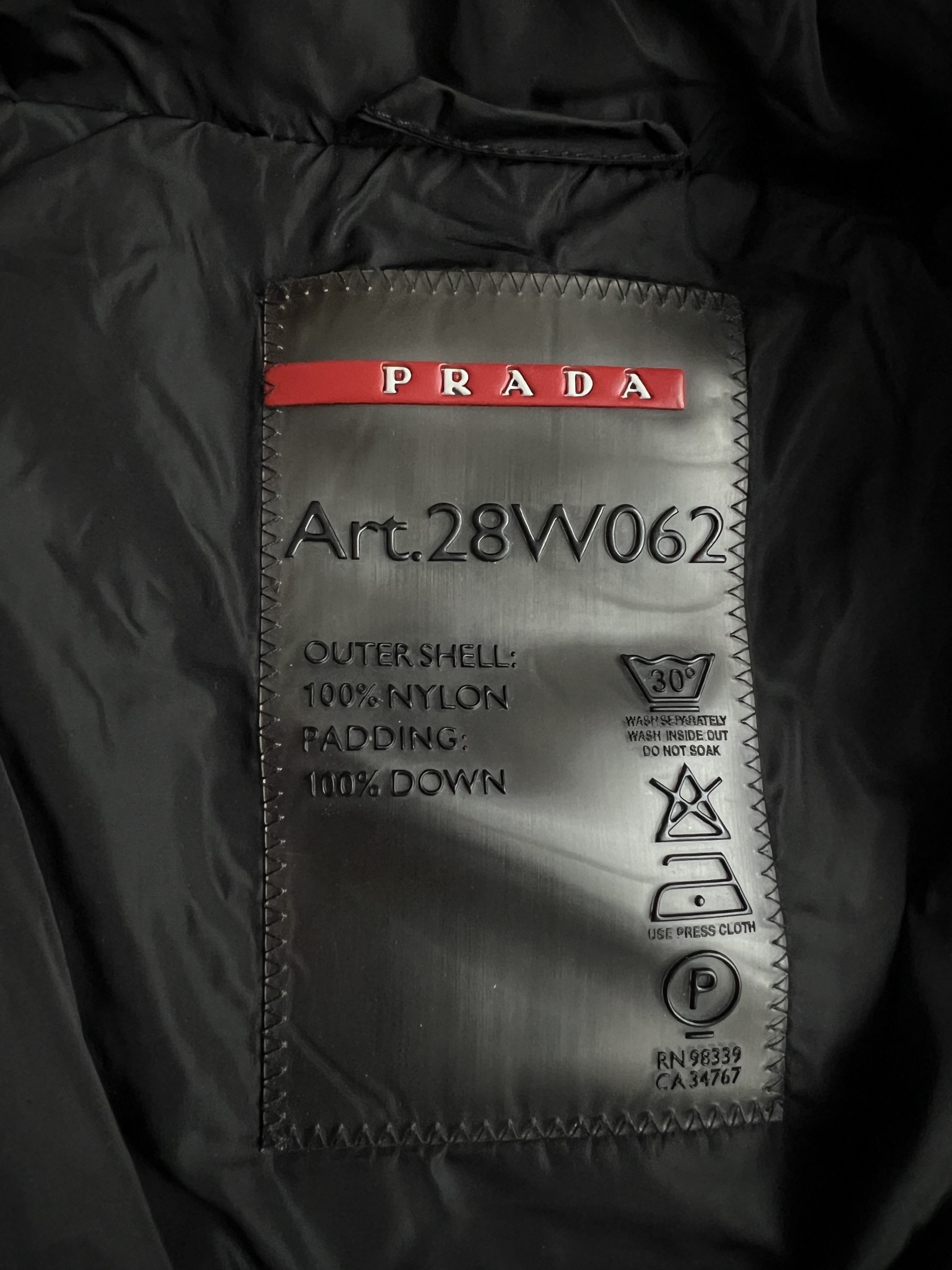 Prada Prada Down Puffer Coat Parka Black Authentic Women’s Size M / US 6-8 / IT 42-44 - 3 Thumbnail