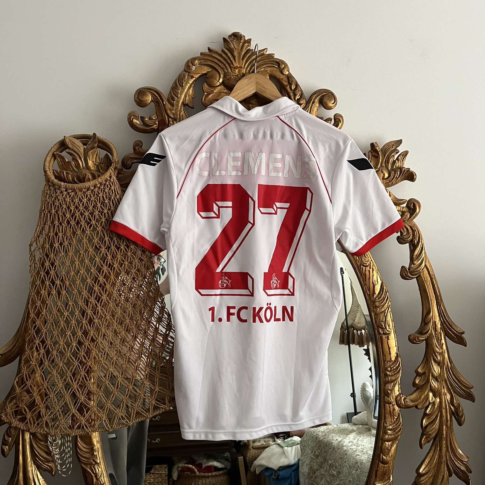 Erima 1 FC Koln 2012 Soccer Jersey Erima #27 Clemens Shirt Sz M Size US M / EU 48-50 / 2 - 1 Thumbnail