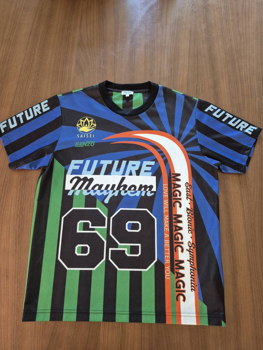 Kenzo Future Mayhem 69 Racing Sports Jersey Rare