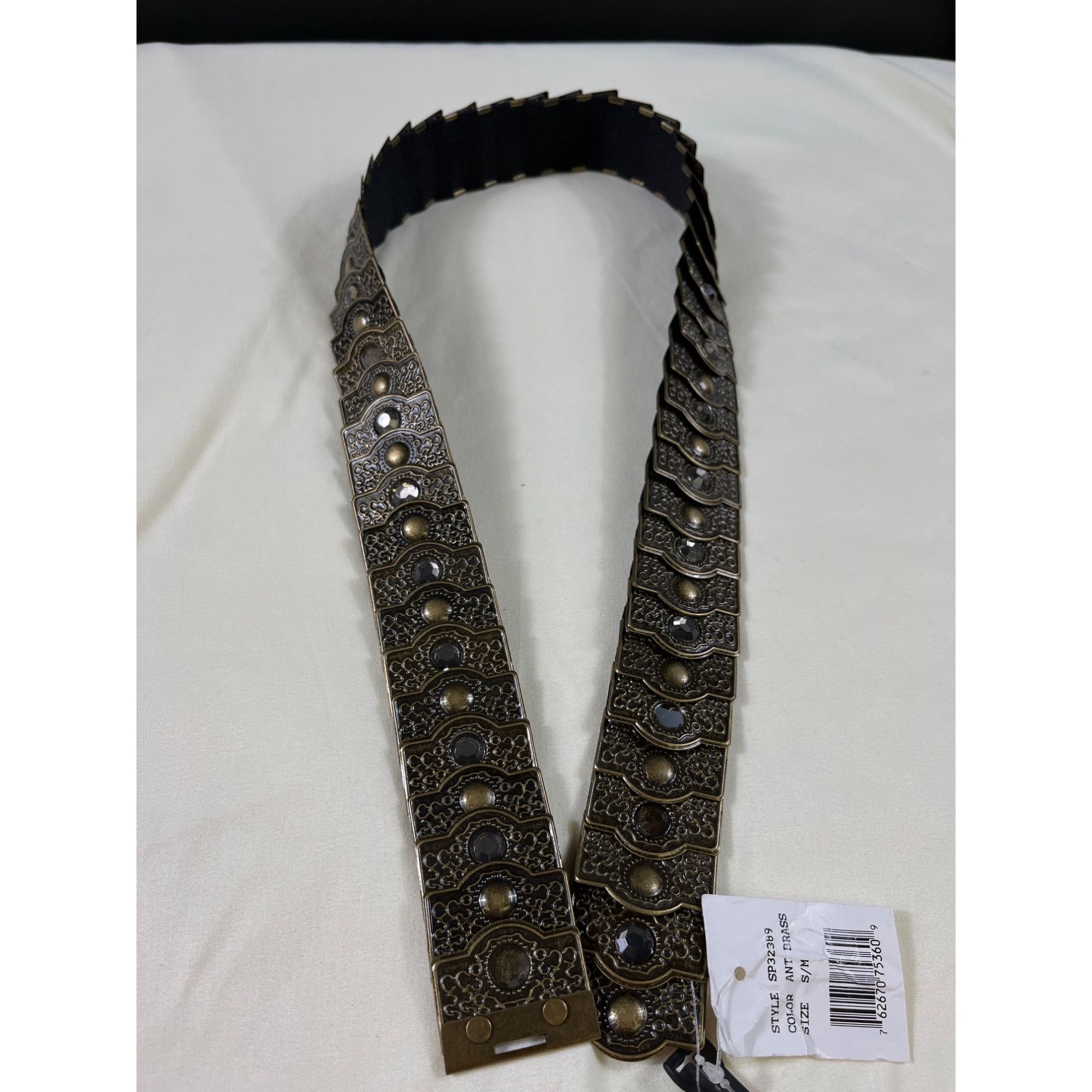 Steve Madden Steve Madden SKU 7678 Womens Antique Style Metal and Elasti Size ONE SIZE - 2 Thumbnail