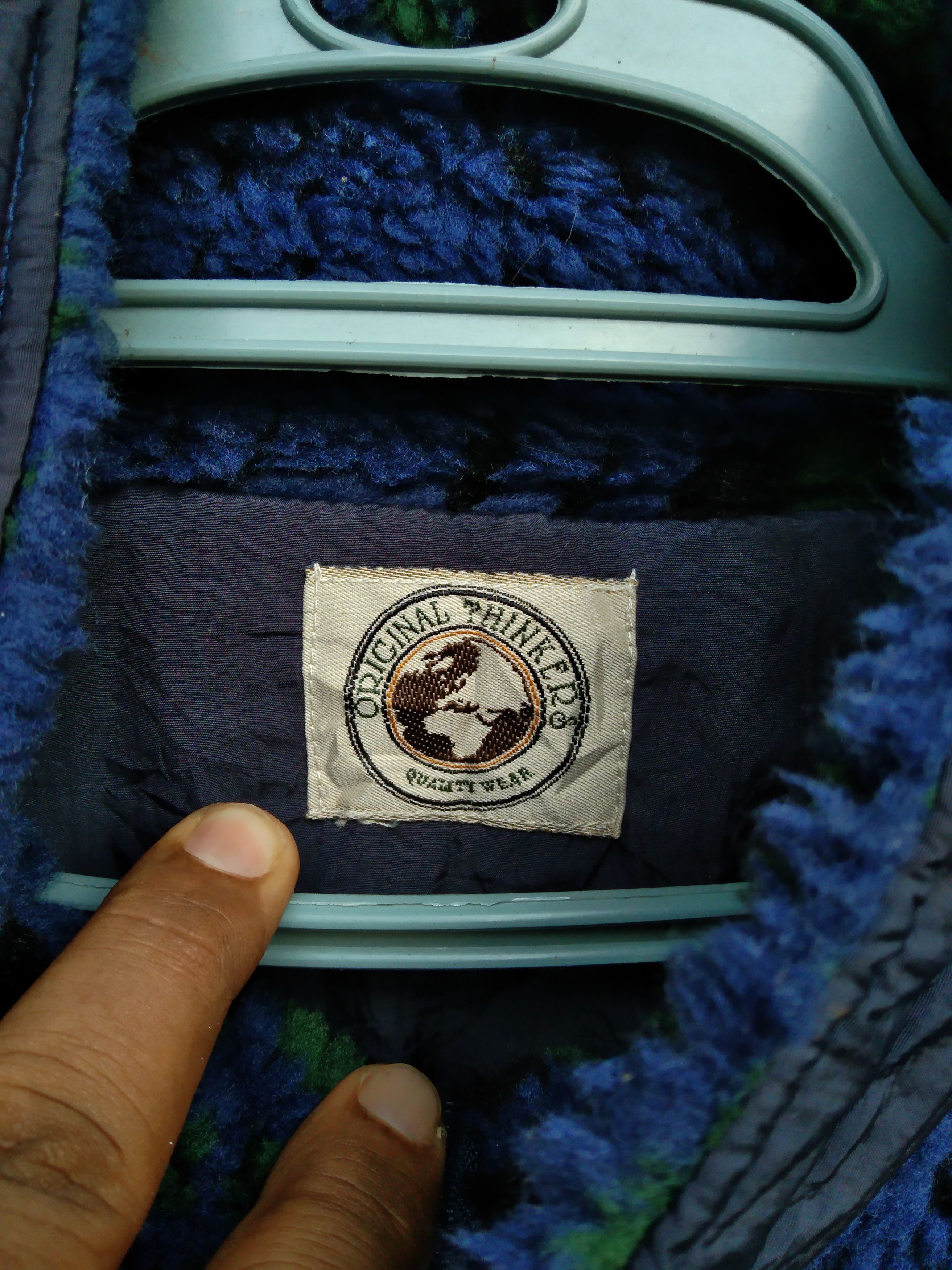 Japanese Brand ORIGINAL THINKER HAIF-ZIP FLEECE JACKET Size US L / EU 52-54 / 3 - 9 Thumbnail