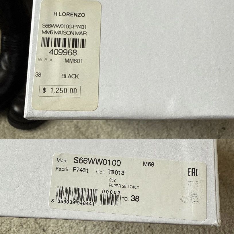 MM6 MM6 MAISON MARGIELA Black Biker Engineer Boots 38 Size US 8 / IT 38 - 6 Thumbnail