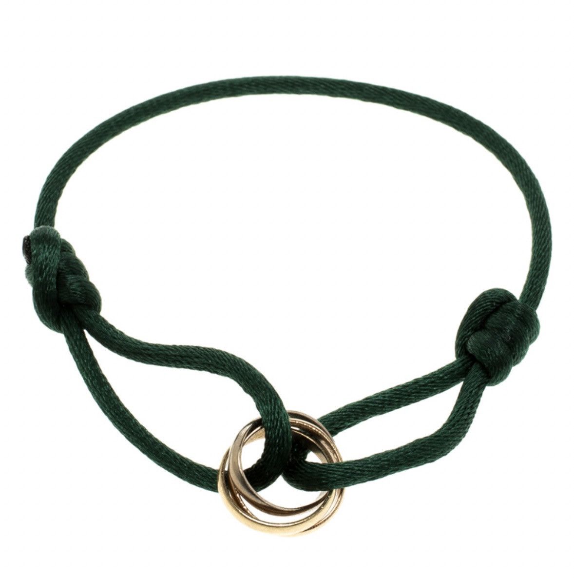 Cartier Cartier Trinity 18K White/Yellow/Pink Gold Cord Bracelet Size ONE SIZE - 1 Thumbnail
