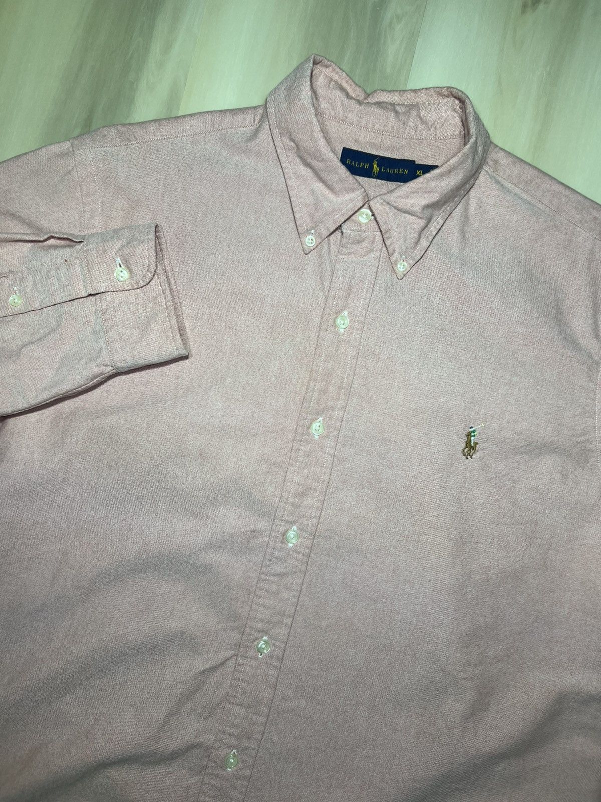 Polo Ralph Lauren Polo Ralph Lauren Oxford Shirt Men’s Sz XL Red Heather Size US XL / EU 56 / 4 - 1 Thumbnail
