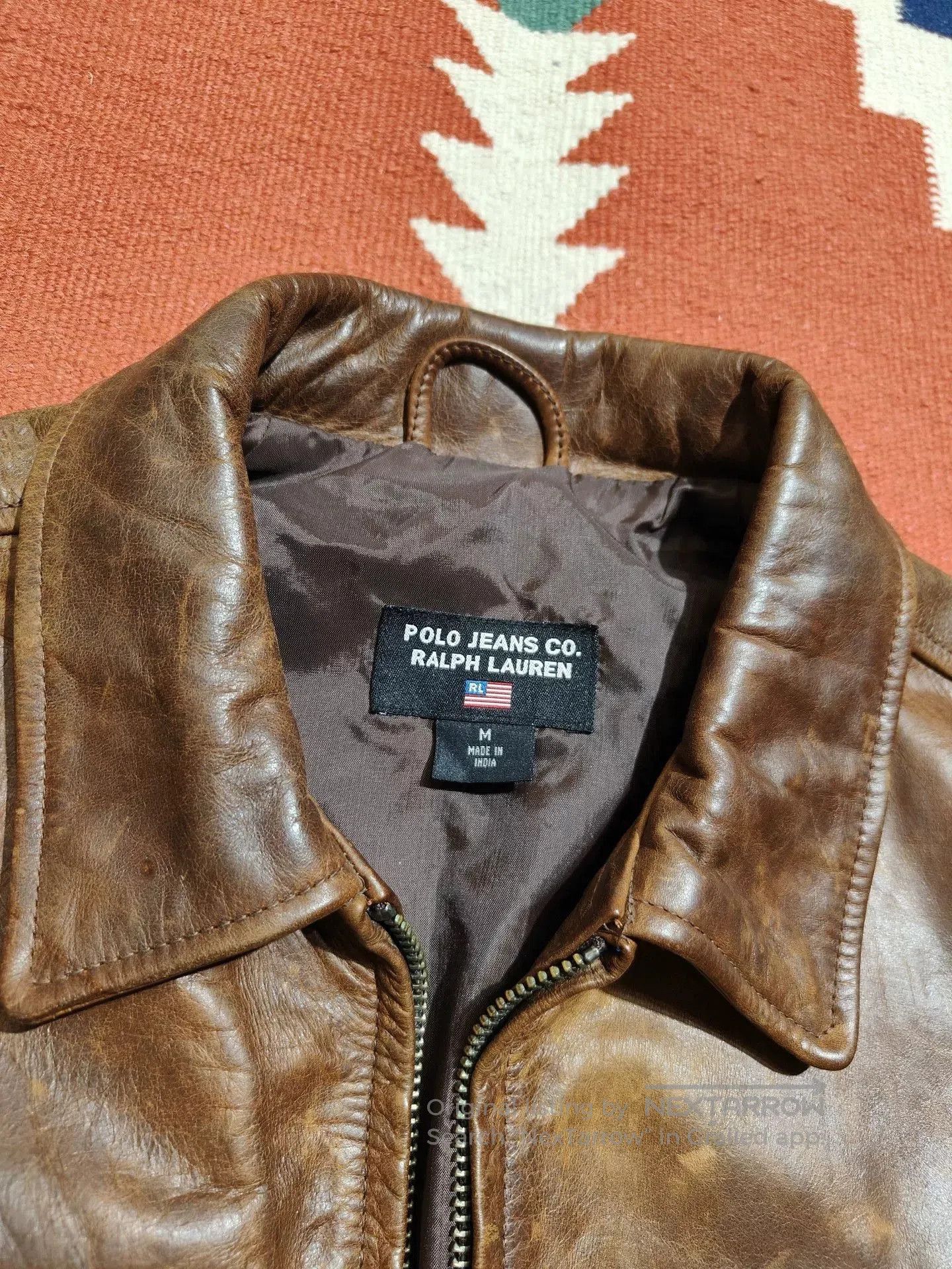 RRL Ralph Lauren Vintage RL Polo Ralph Lauren Leather Jacket. Size US M / EU 48-50 / 2 - 5 Thumbnail