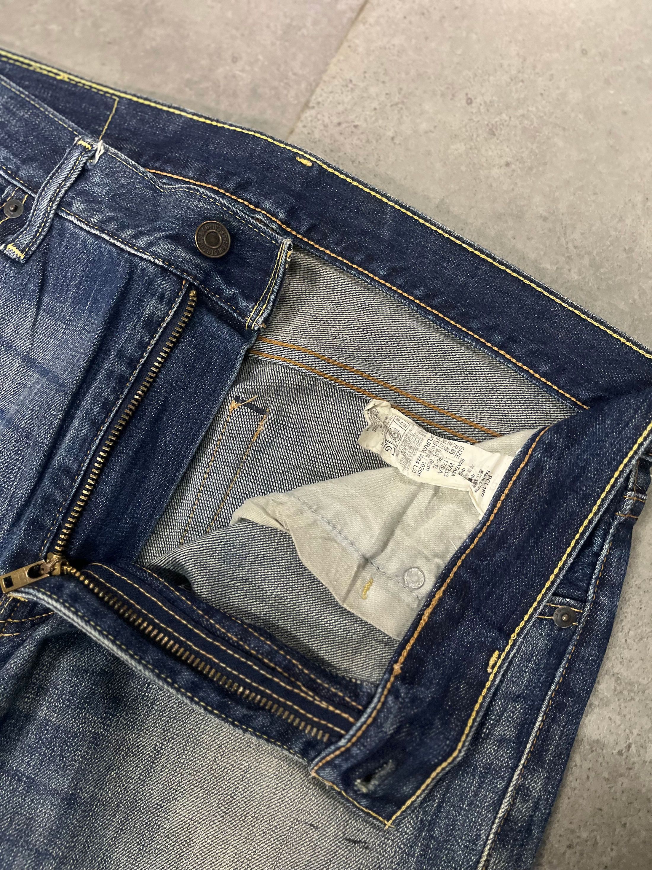 Levi's Levis 505 Regular Fit Washed Faded Size US 34 / EU 50 - 2 Thumbnail