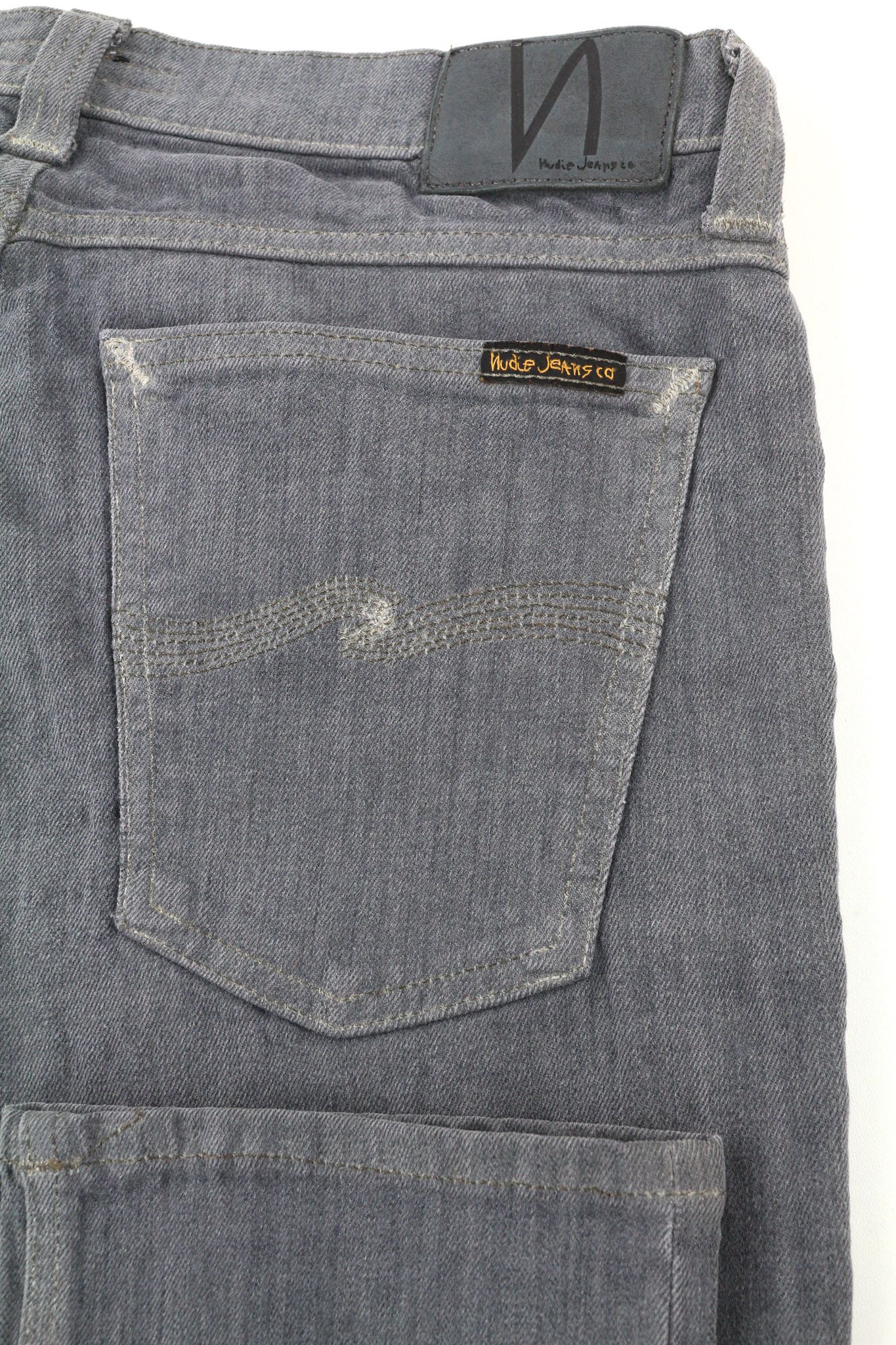 Nudie Jeans TIGHT LONG JOHN W31/L34 Organic Charcoal Jeans 80711 Size US 31 - 5 Thumbnail