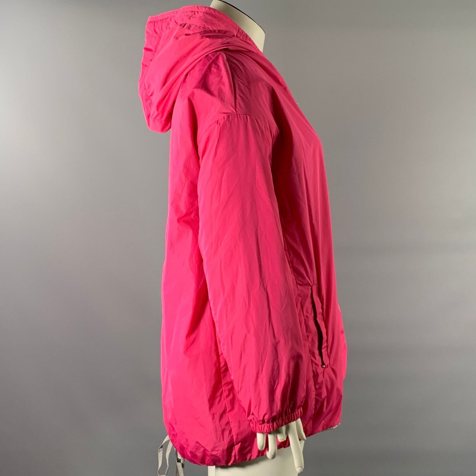 Max Mara MAX MARA Pink Grey Polyamide Quilted Reversible Jacket XL Size XXL / US 16-18 / IT 52-54 - 2 Thumbnail