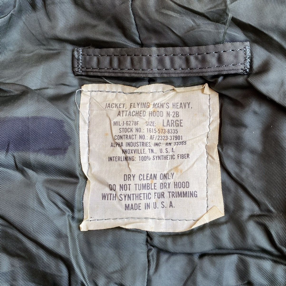 Alpha Industries × Vintage Vintage Alpha Industries N-2B Jacket Size US L / EU 52-54 / 3 - 7 Thumbnail