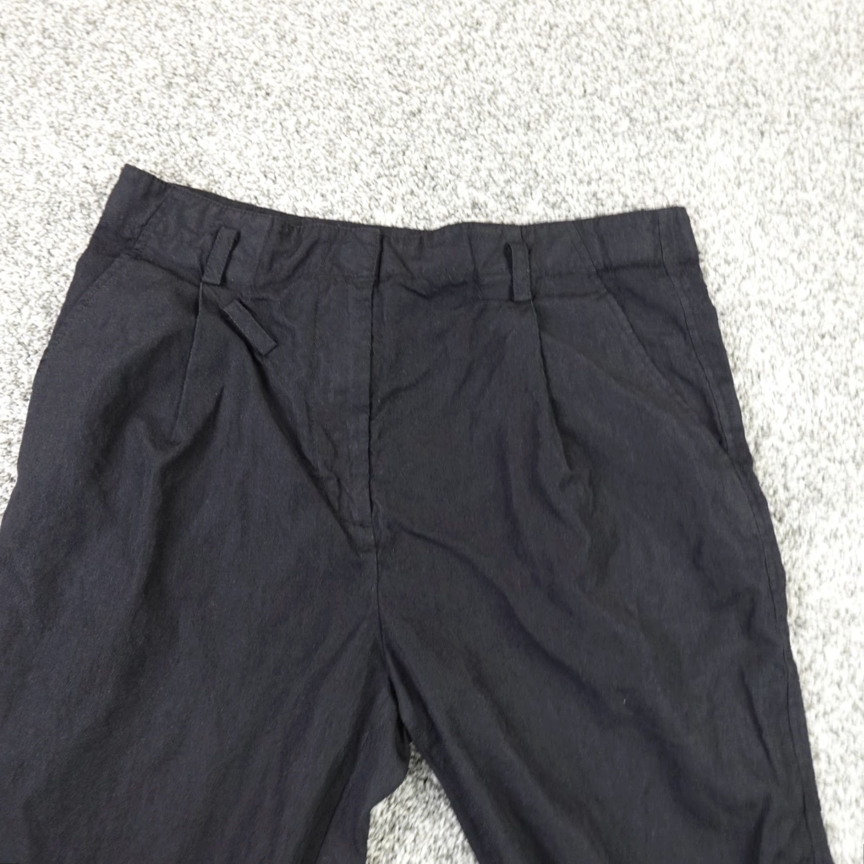 3.1 Phillip Lim 3.1 Phillip Lim Pants Womens 6 Black Silk Lined Wool Blend Chino Trousers Slacks Size 28" / US 6 / IT 42 - 6 Thumbnail